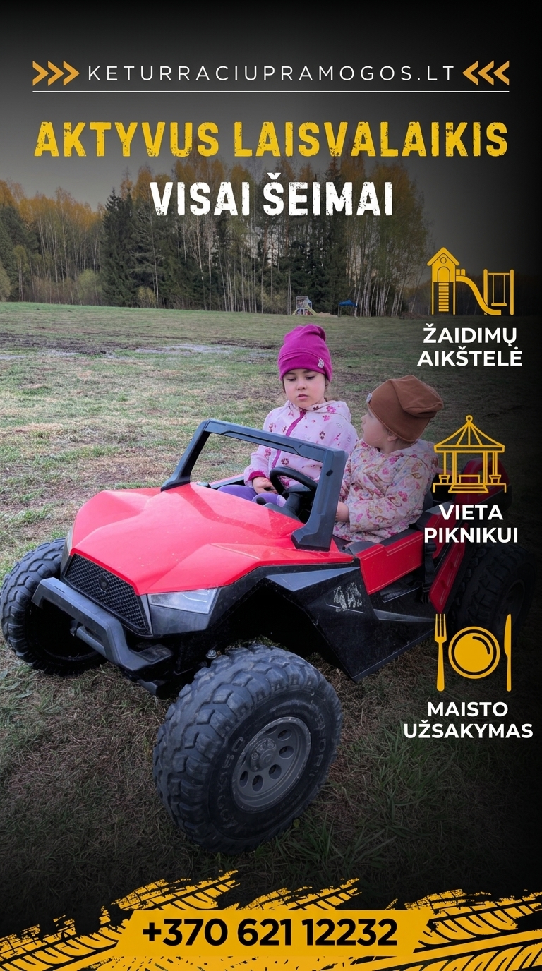 Keturračių Pramogos Facebook ad