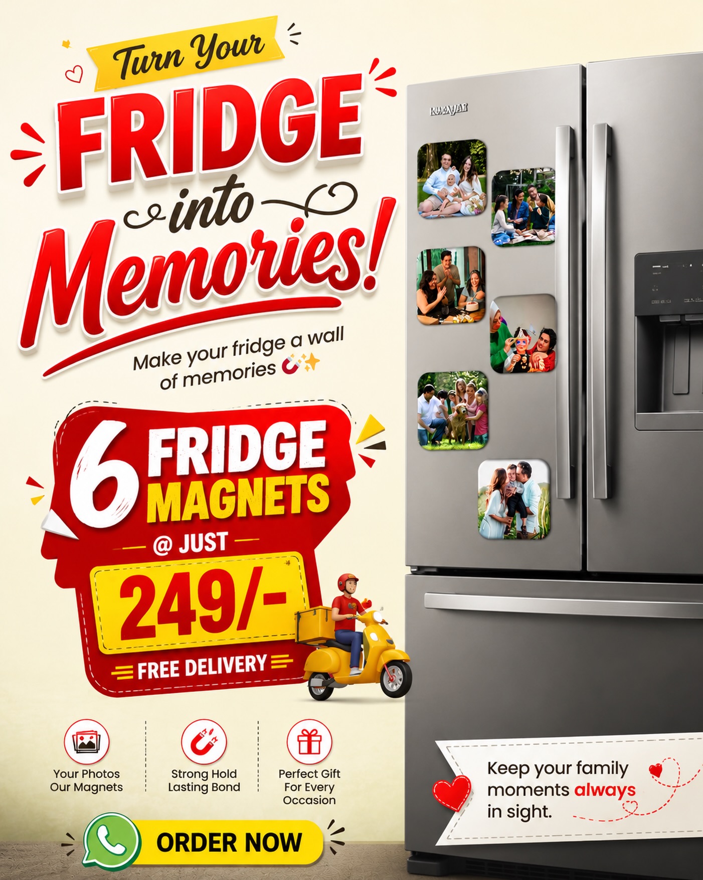 Fridge Magnet Store Facebook ad