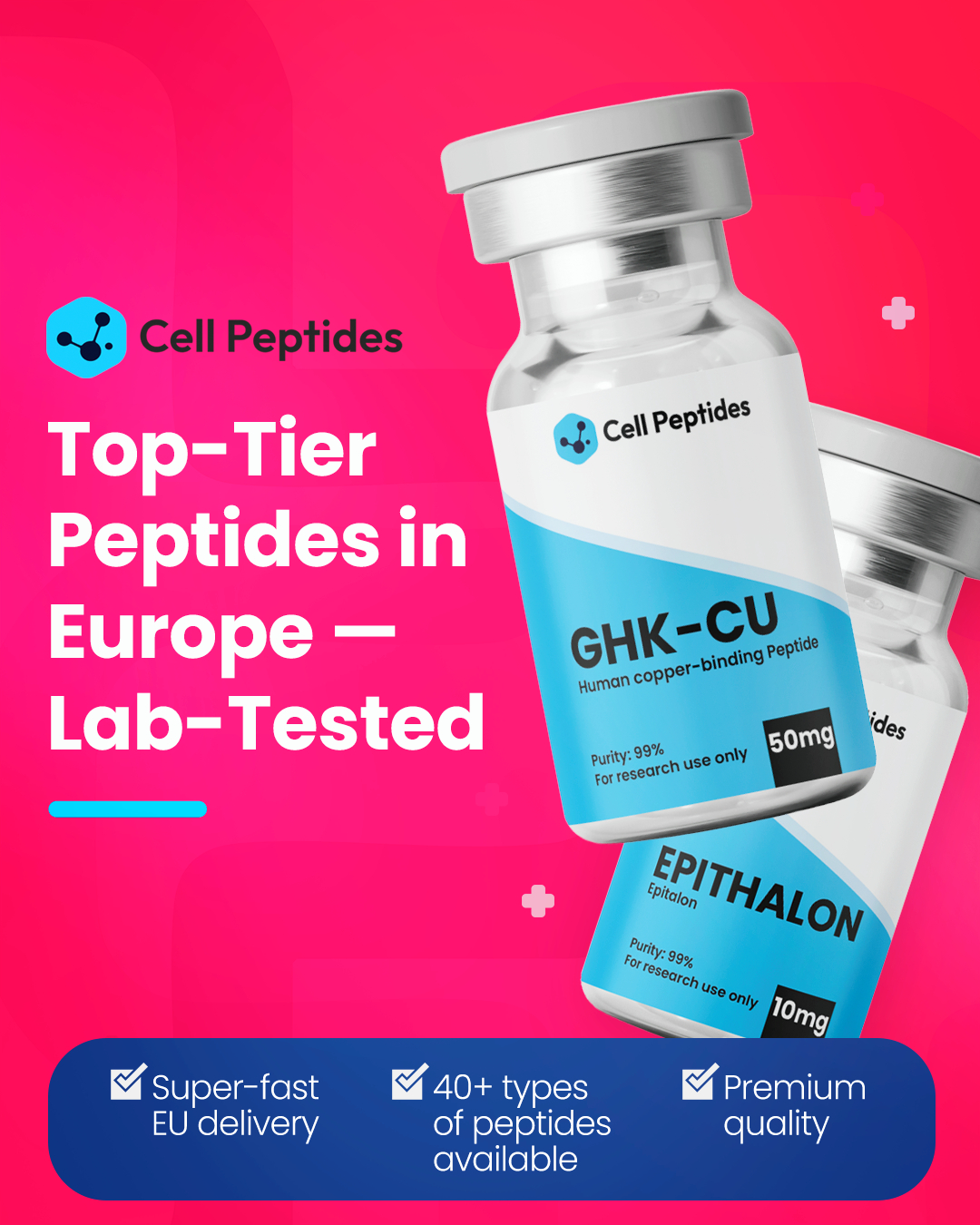 CellPeptides Facebook ad from Jun 21, 2026