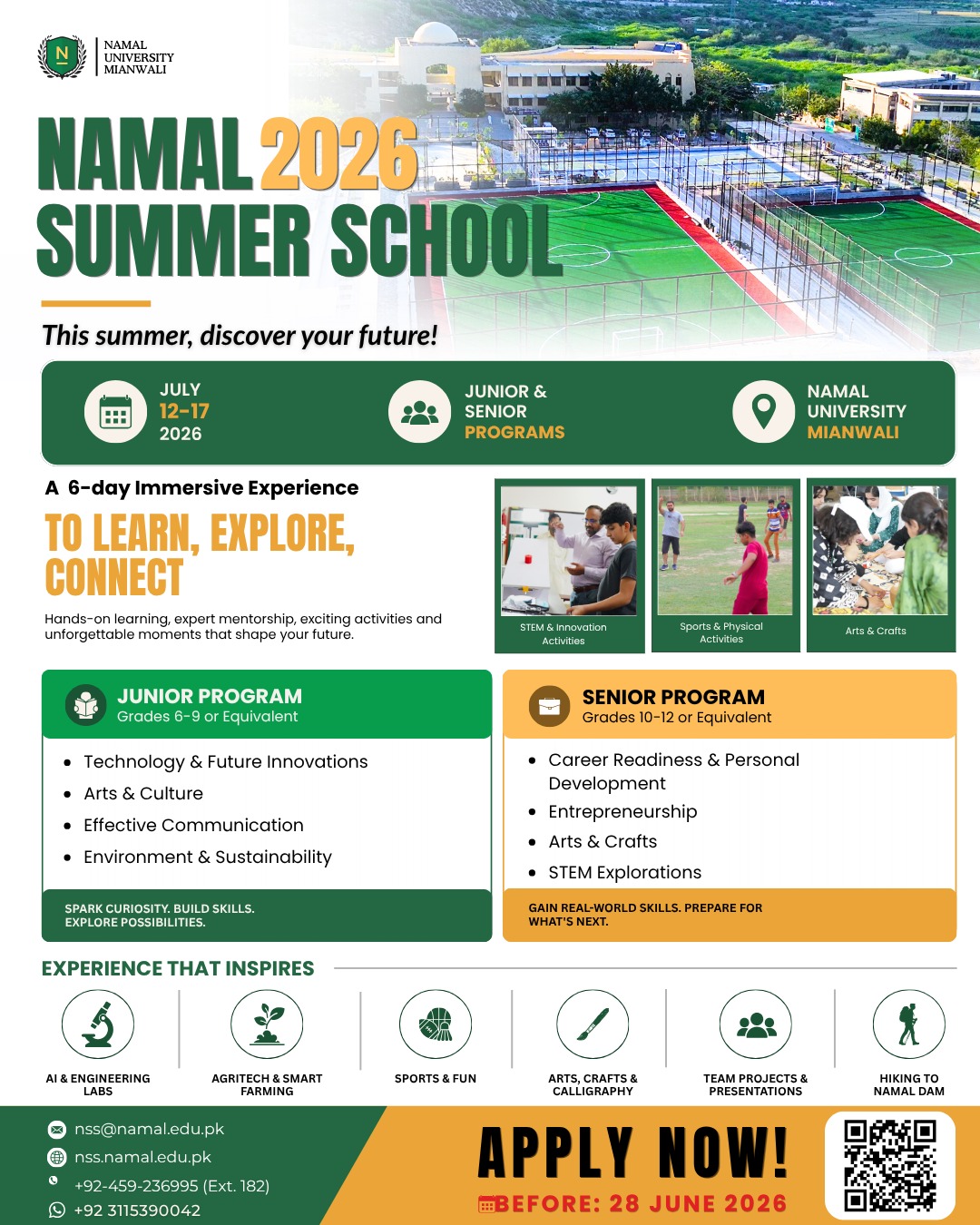 Namal University Facebook ad