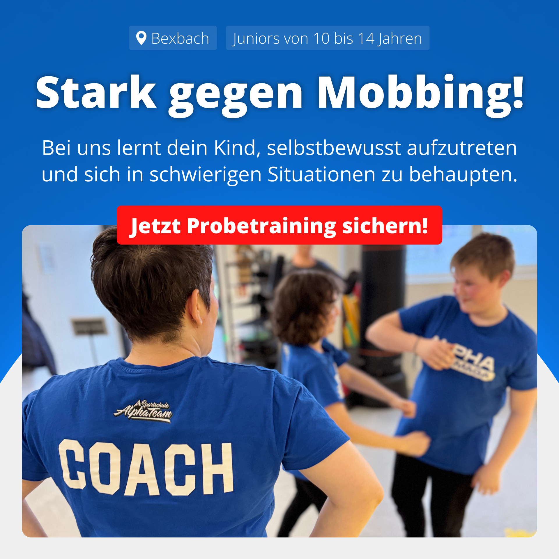 Sportschule Alpha Team Facebook ad