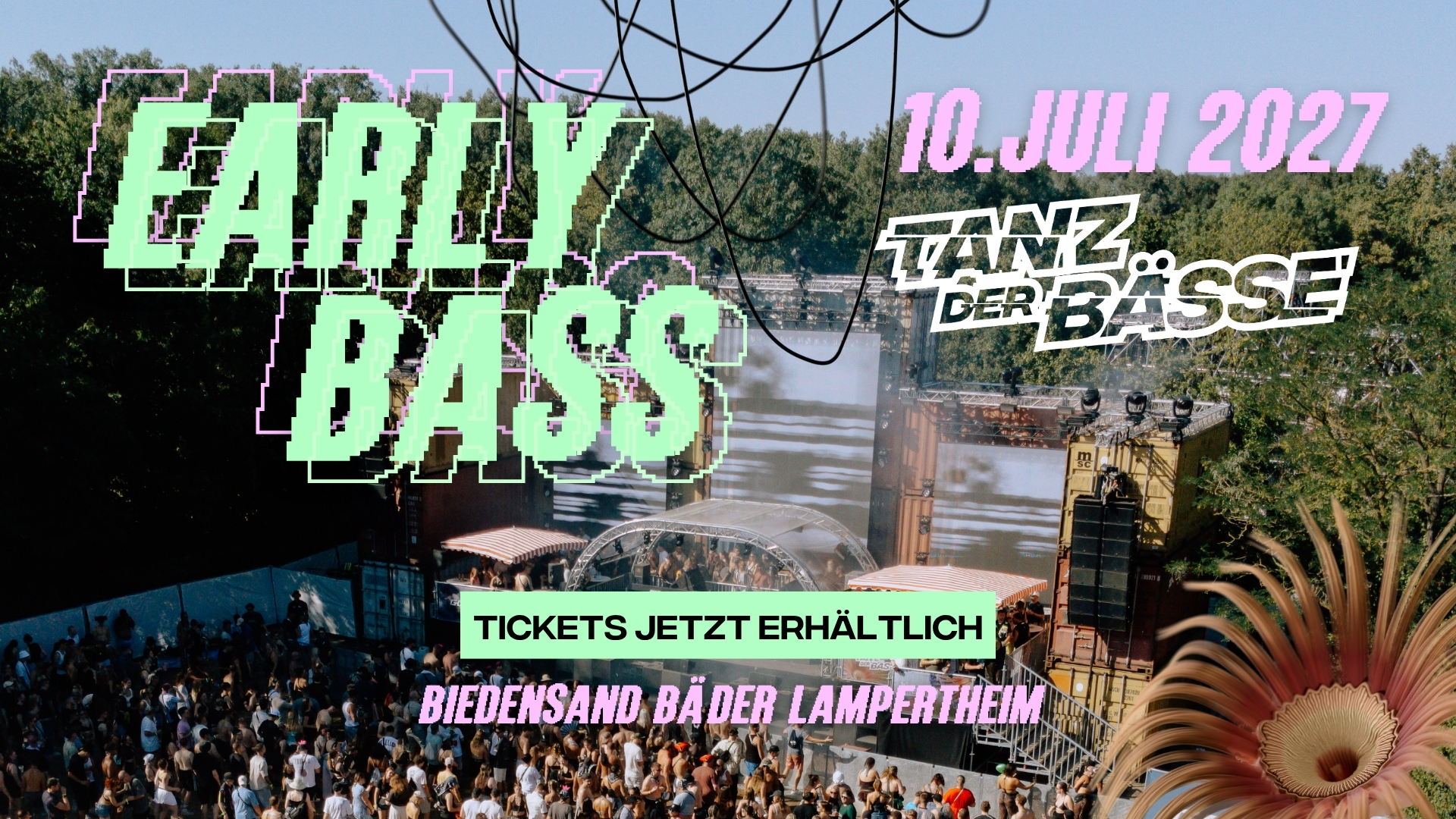 Tanz der Bässe Facebook ad: EARLY BASS Tickets jetzt sichern!