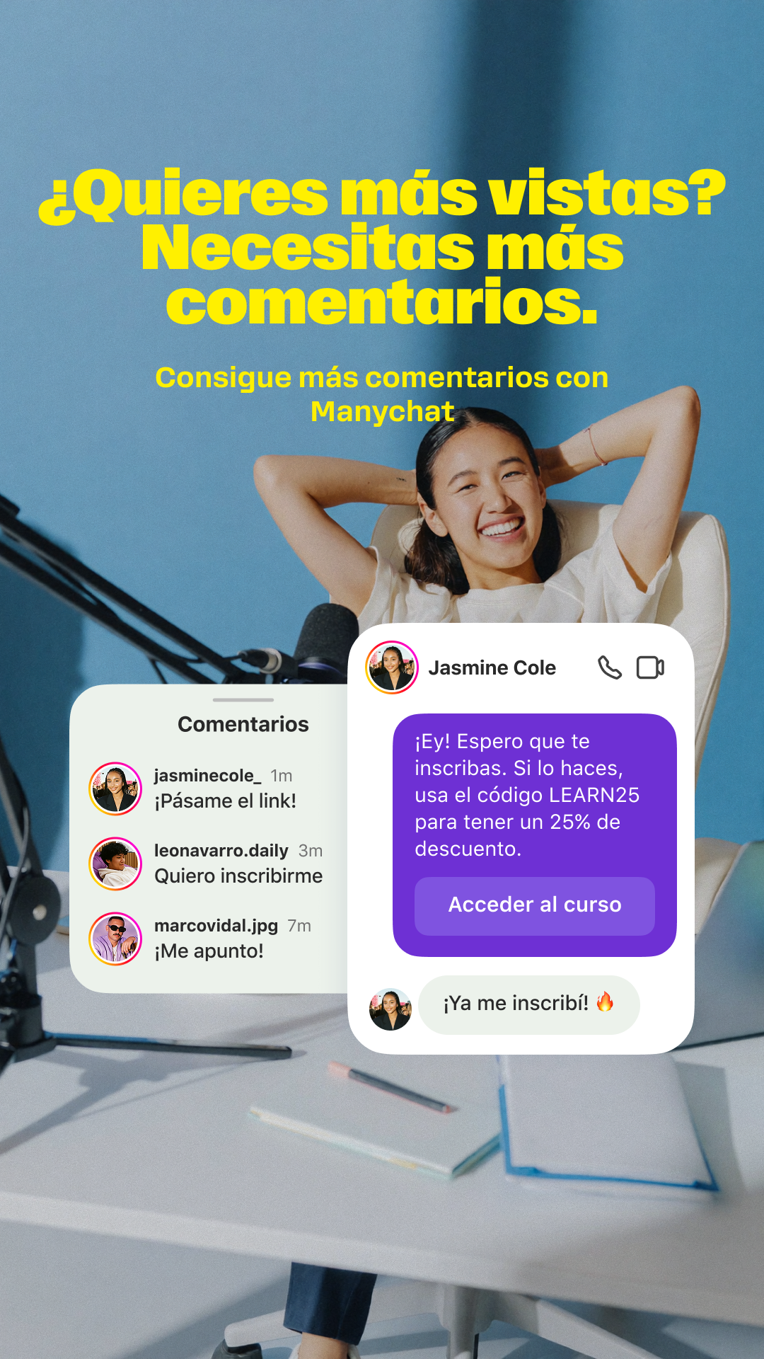 Manychat Facebook ad