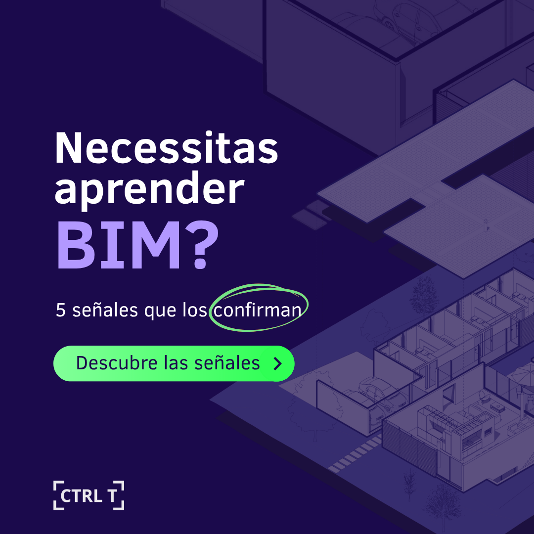 CTRL T Facebook ad: Descubre el método BIM ideal para arquitectos.