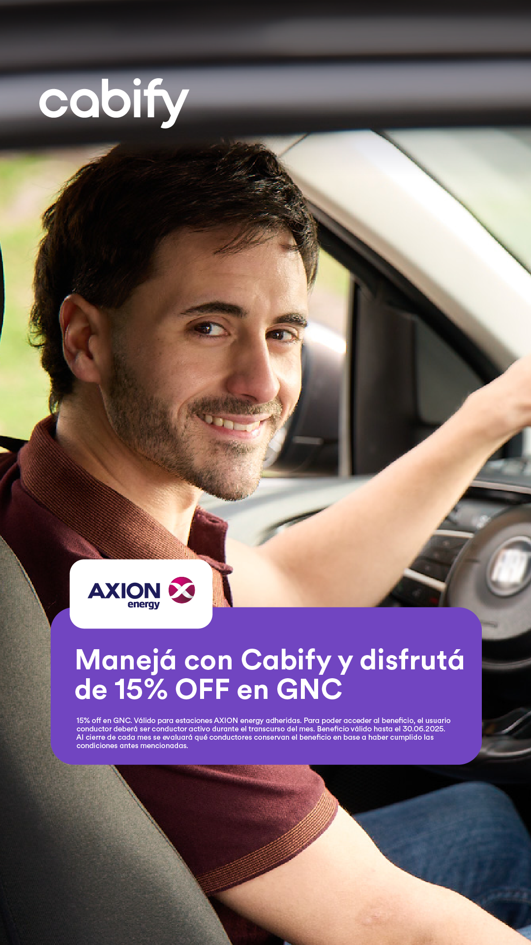 Cabify Facebook ad