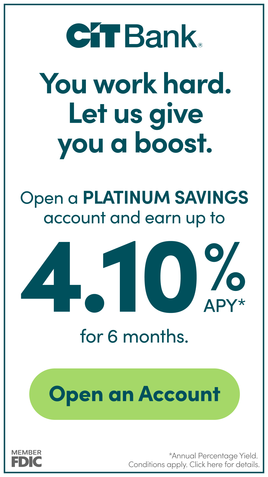 CIT Bank Facebook ad