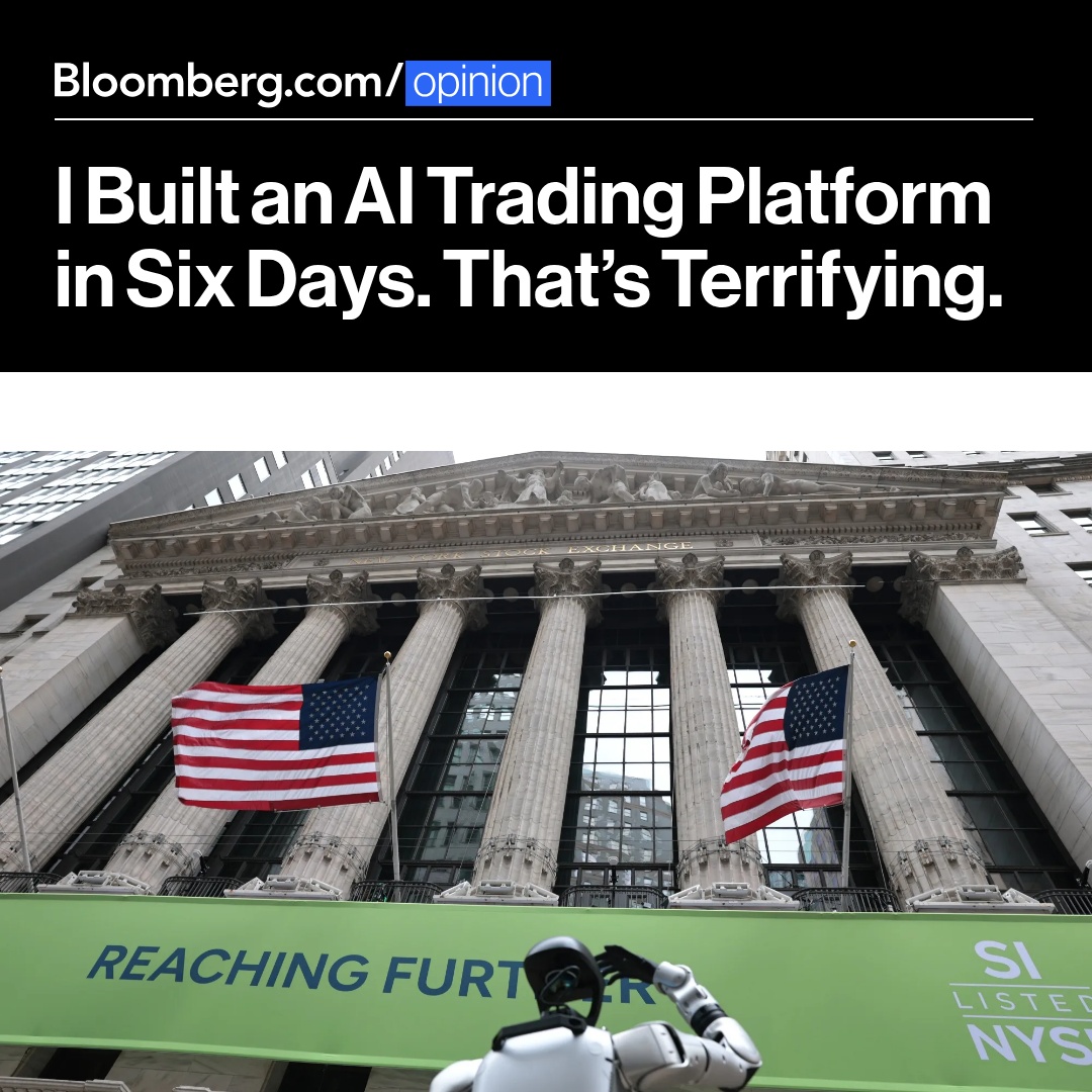 Bloomberg Facebook ad: The Terrifying Rise of AI Trading Bots