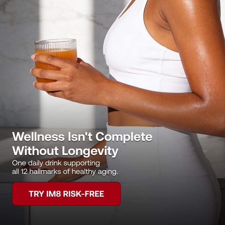 IM8 Global Facebook ad: Longevity Starts at the Cellular Level