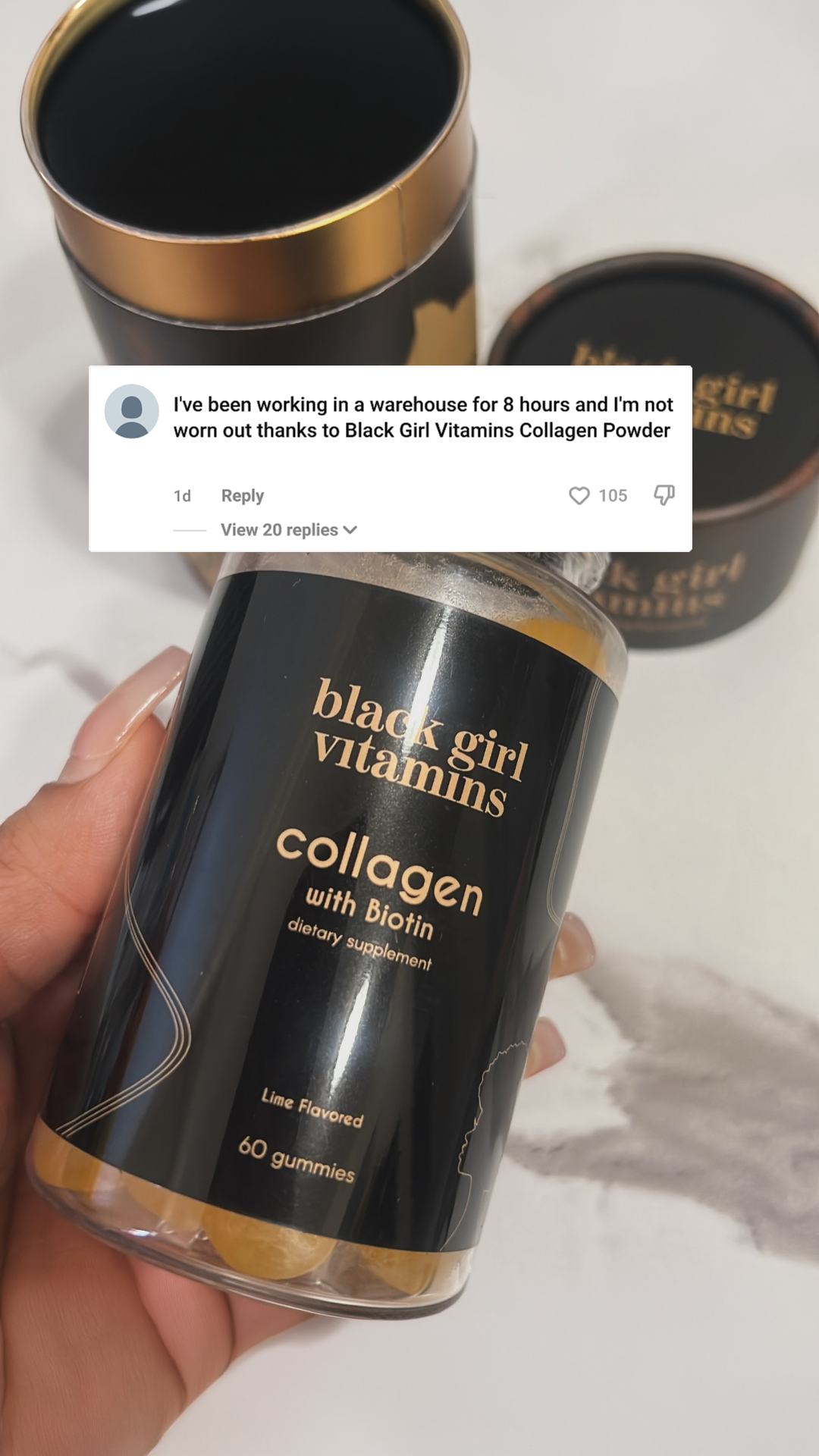 Black Girl Vitamins Facebook ad