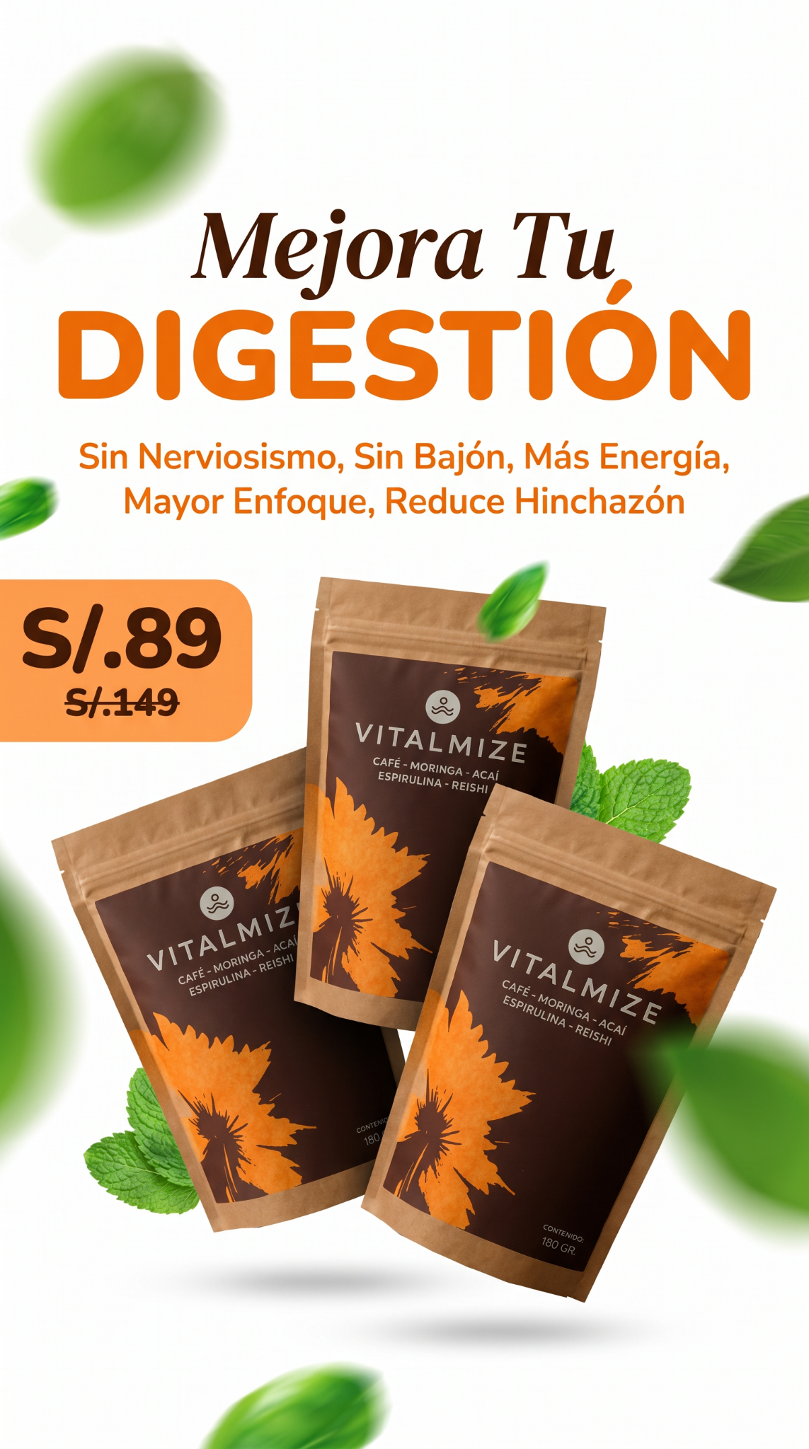 Vitalmize Perú Facebook ad