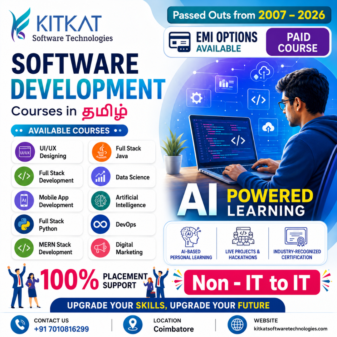 KitKat Tech Facebook ad: After Completing Course 100% JOB With 5L-10L Salary Package