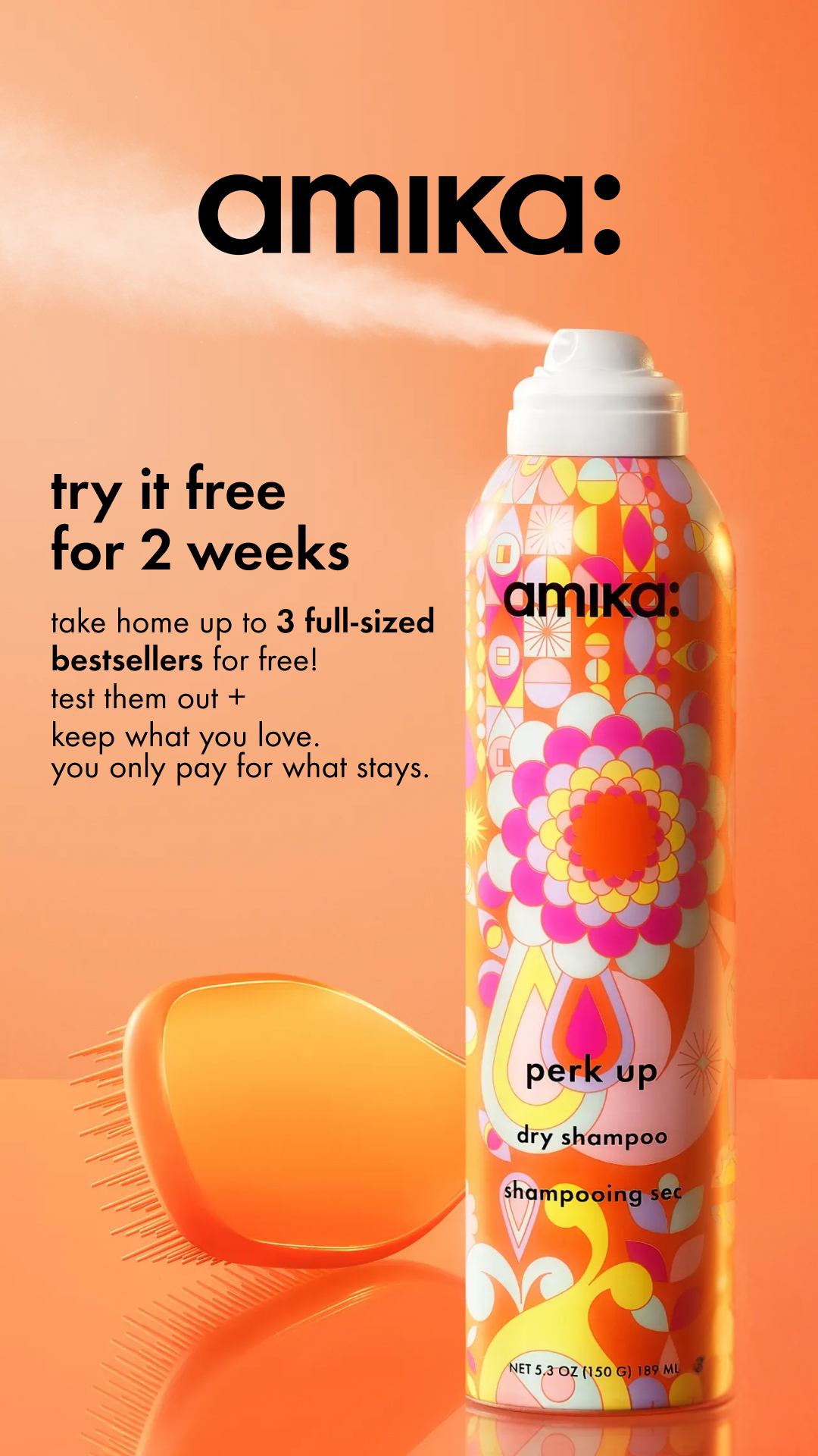 amika: Facebook ad