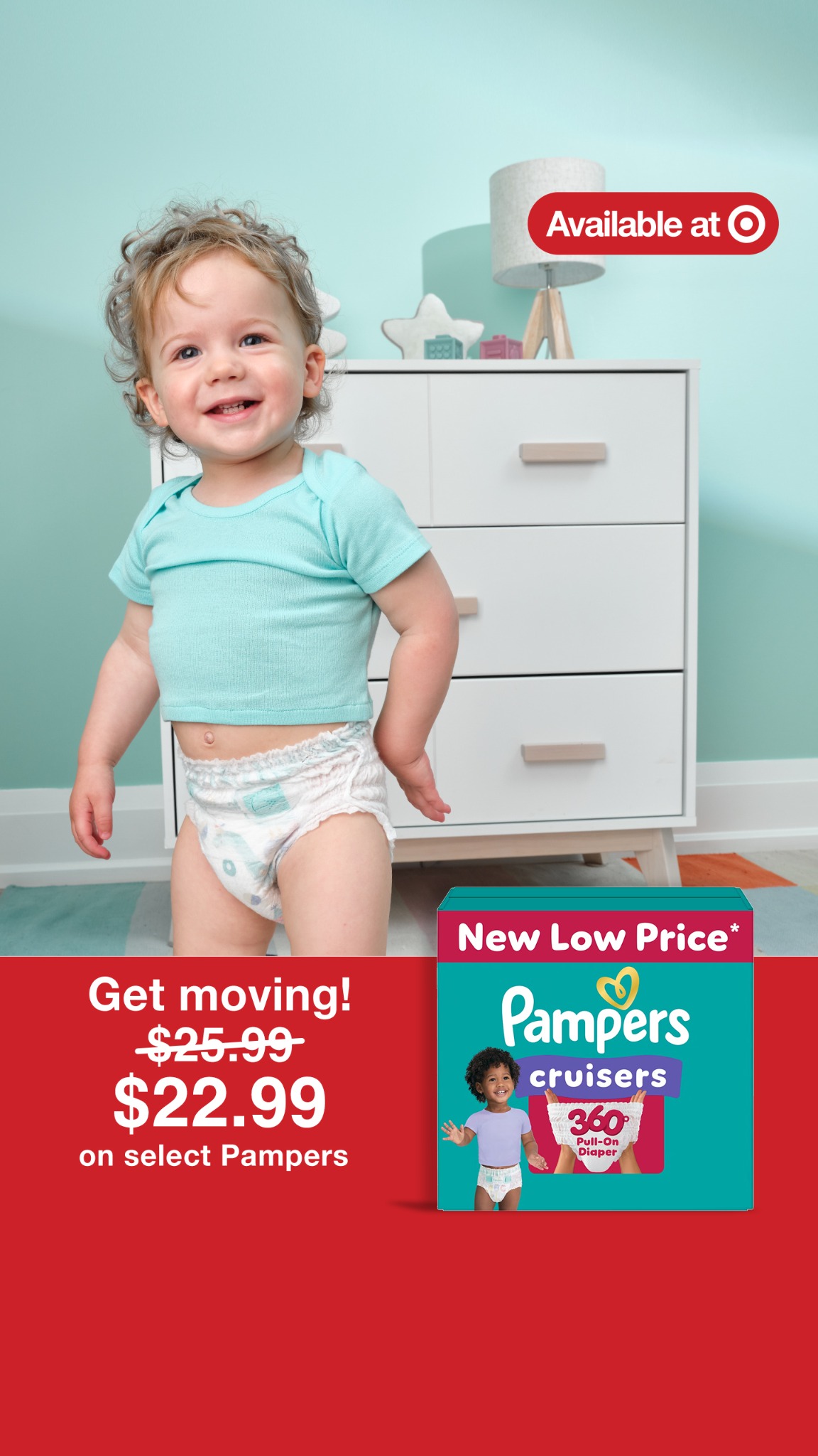 Pampers Facebook ad from Mar 28, 2026
