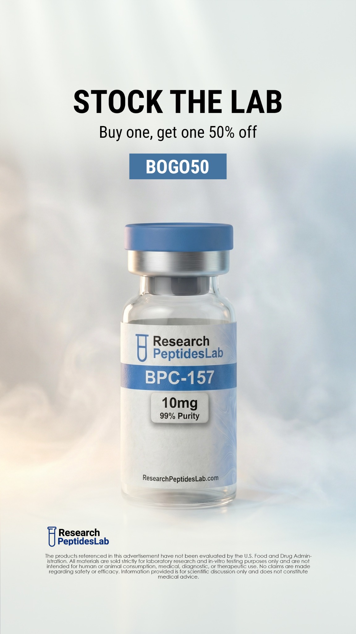 Research Peptides Lab Facebook ad