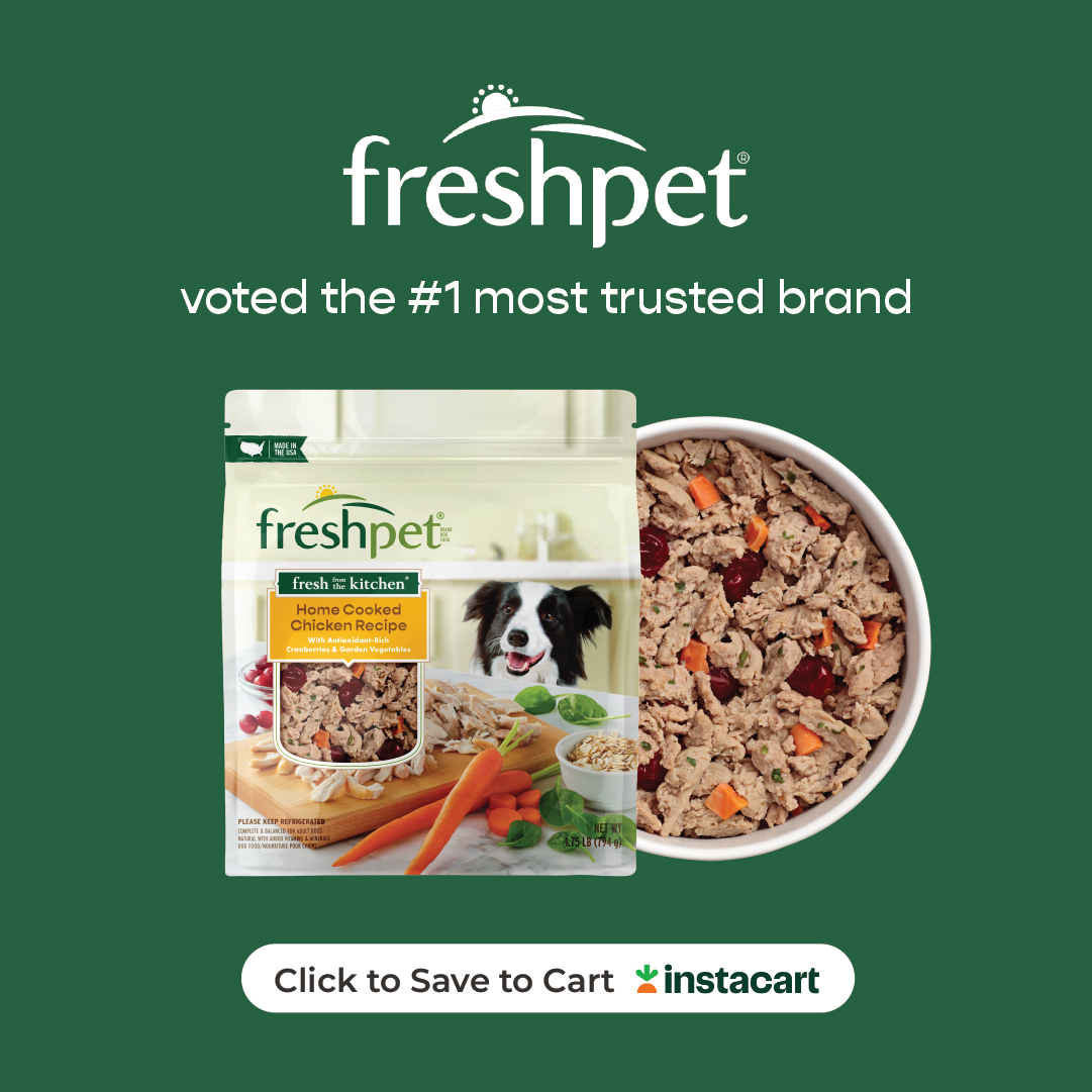 Freshpet Facebook ad: Get Pup-Approved Meals in One Tap