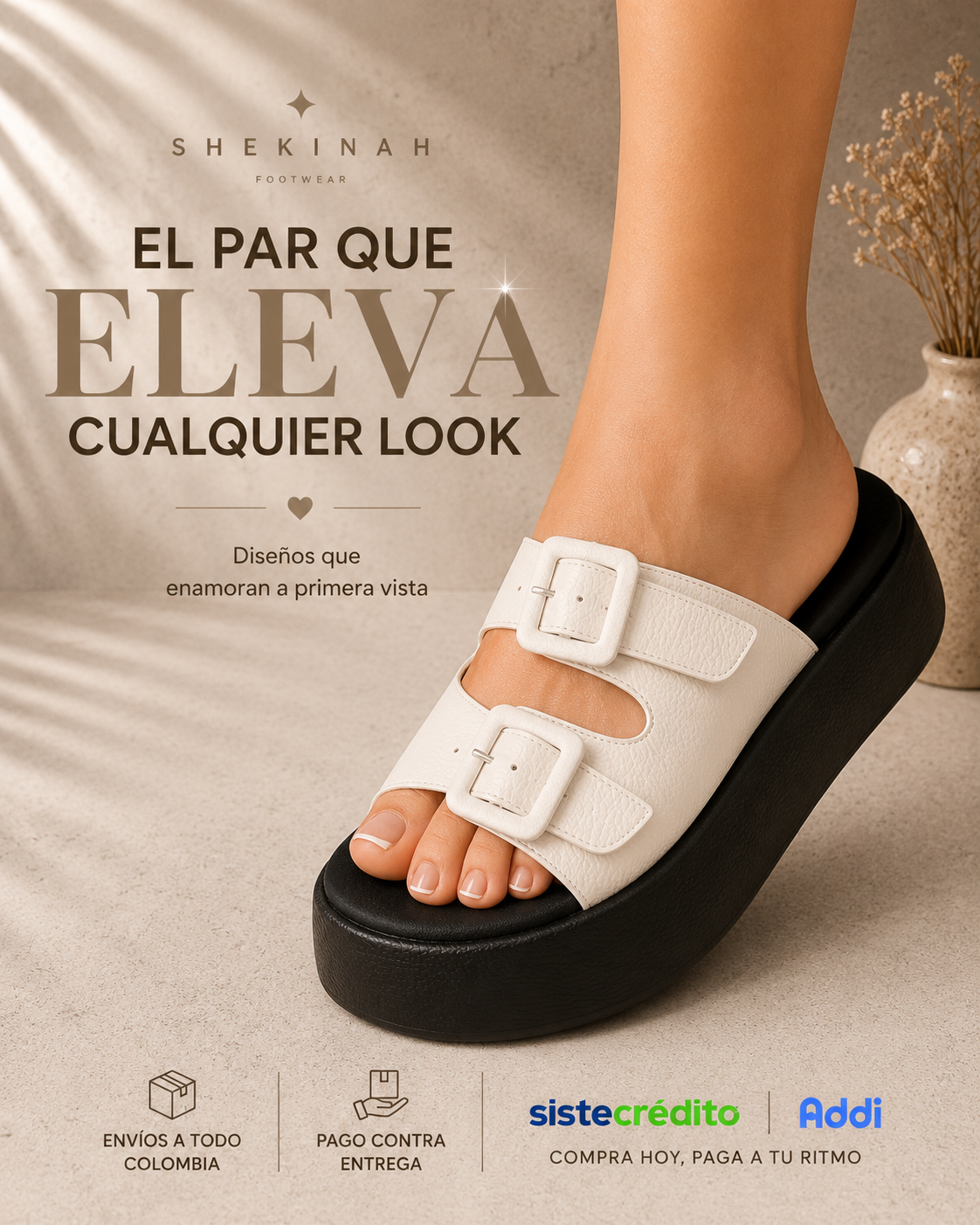 Shekinah Calzado Femenino Facebook ad: Estrena hoy, paga como prefieras