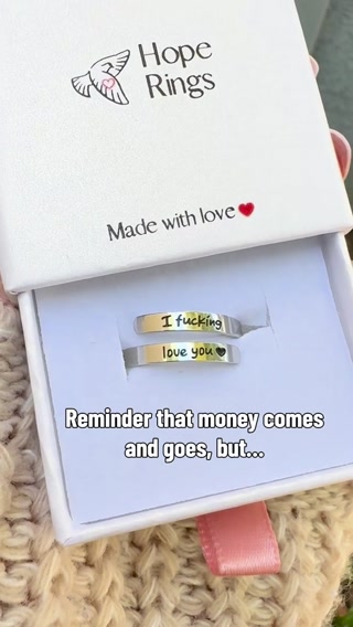 Hope Rings Facebook ad: I F♡cking Love You Ring