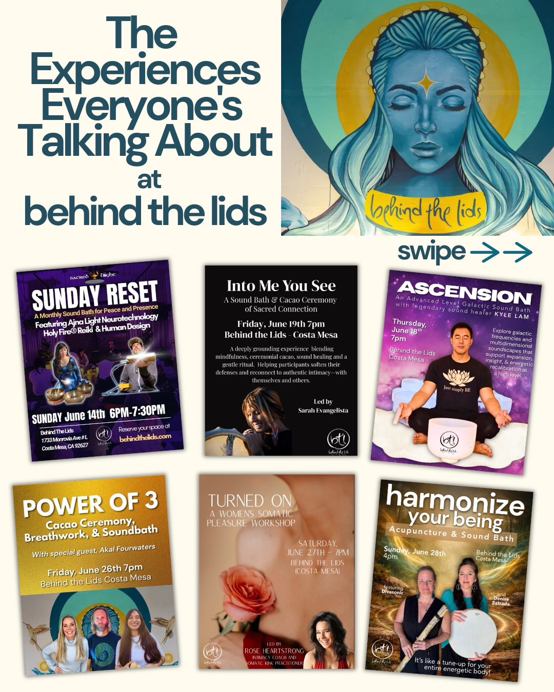 Behind the Lids Healing Collective Facebook ad