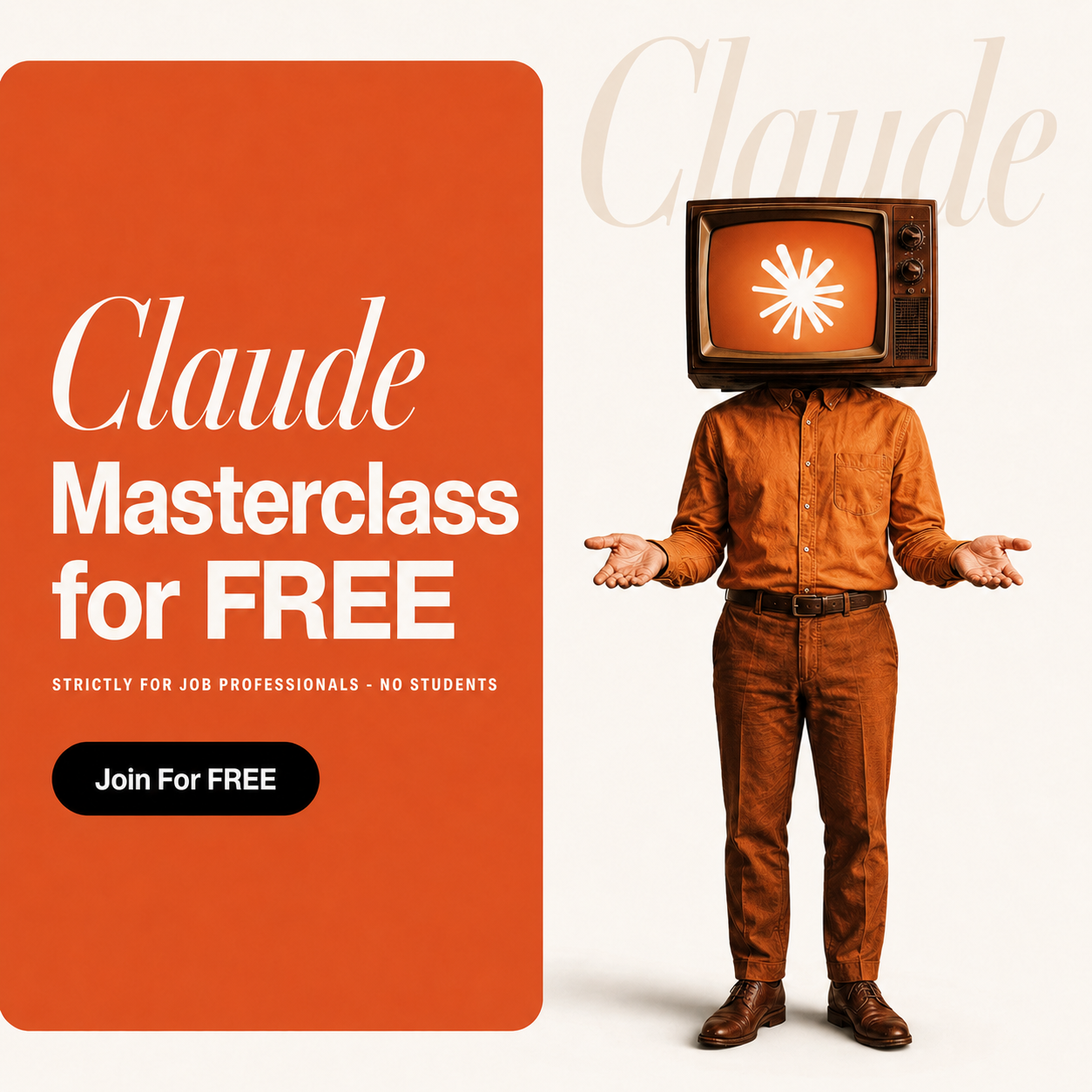 The Claude Club Facebook ad