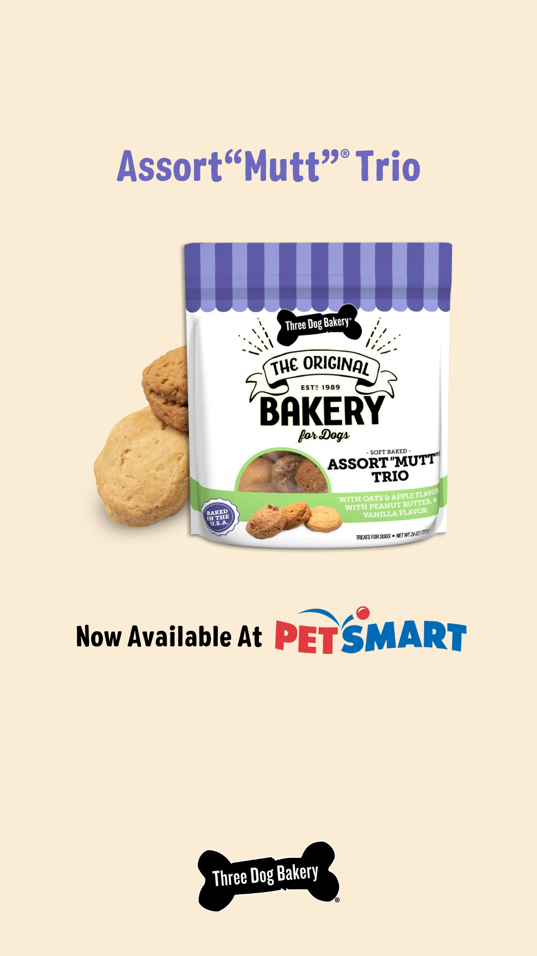 Three Dog Bakery Facebook ad