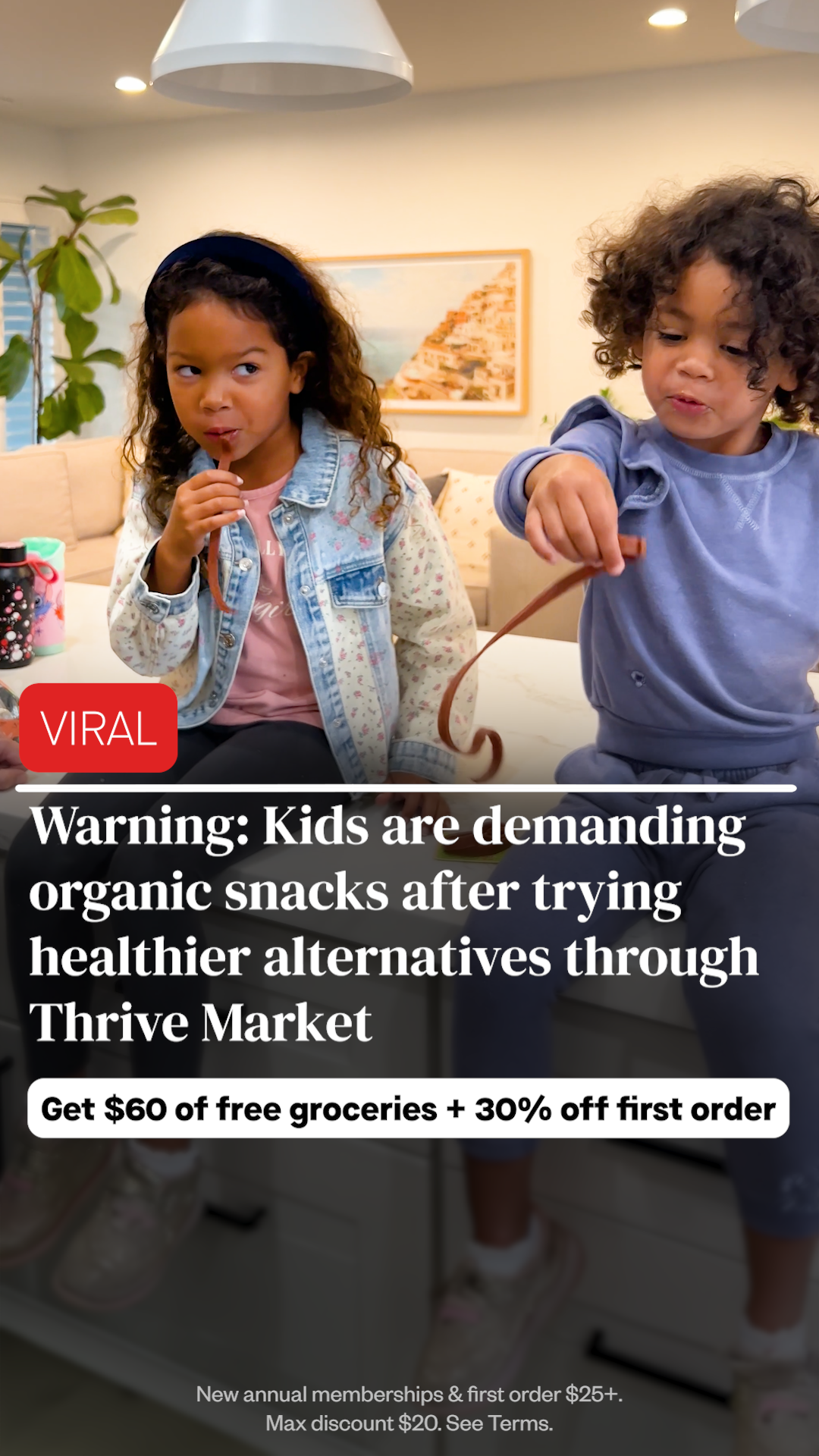 Thrive Market Facebook ad