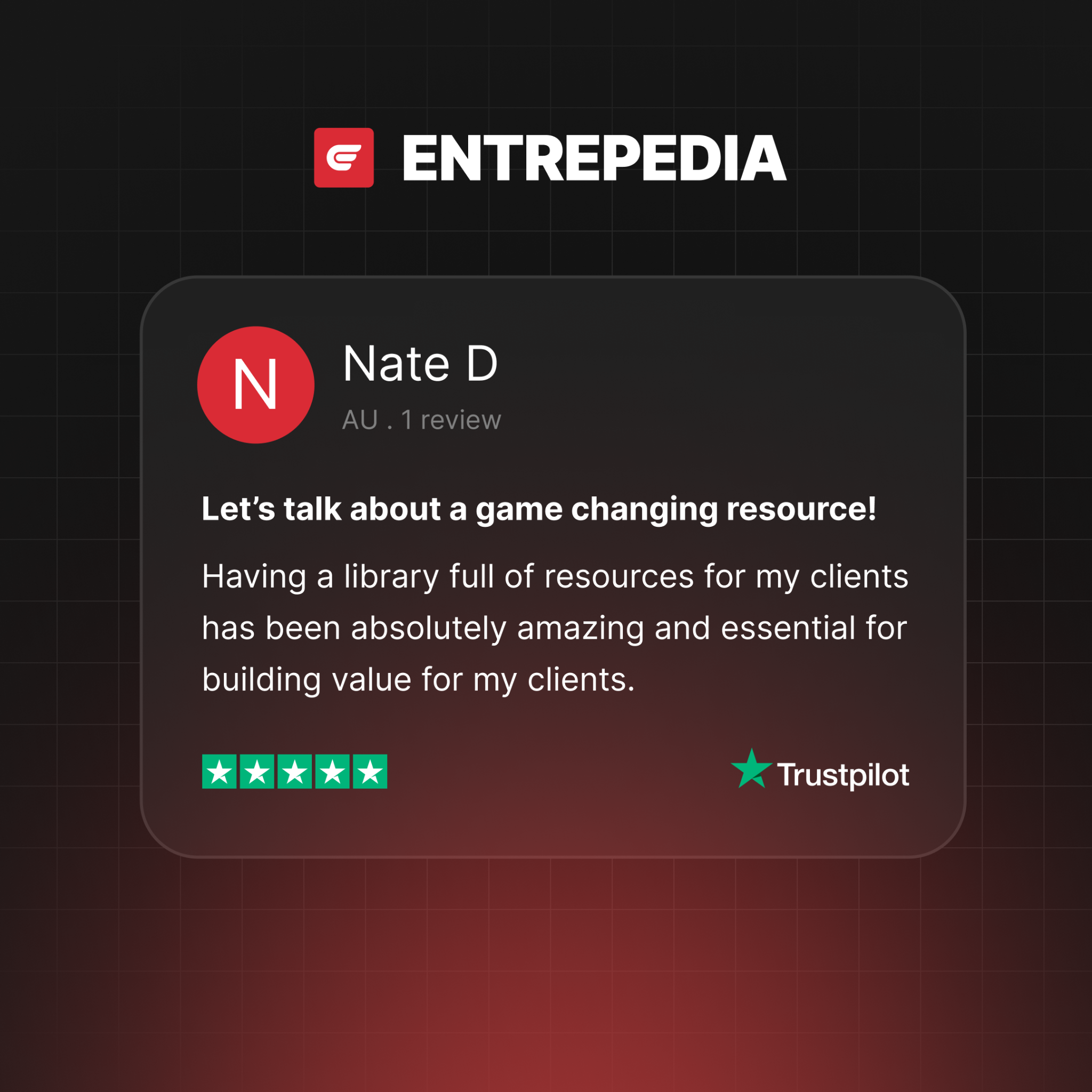 Entrepedia Facebook ad