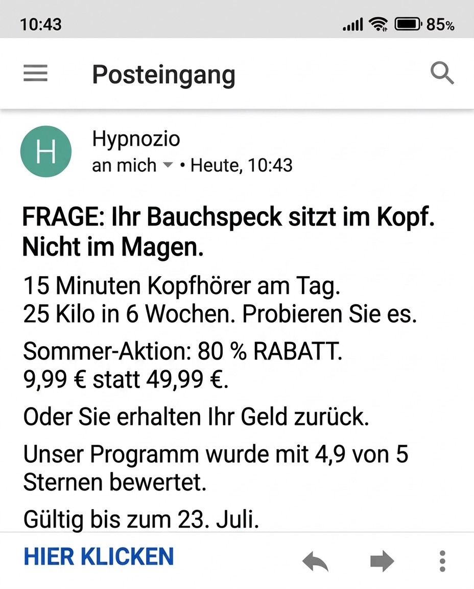 Hypnozio: power of hypnotherapy Facebook ad