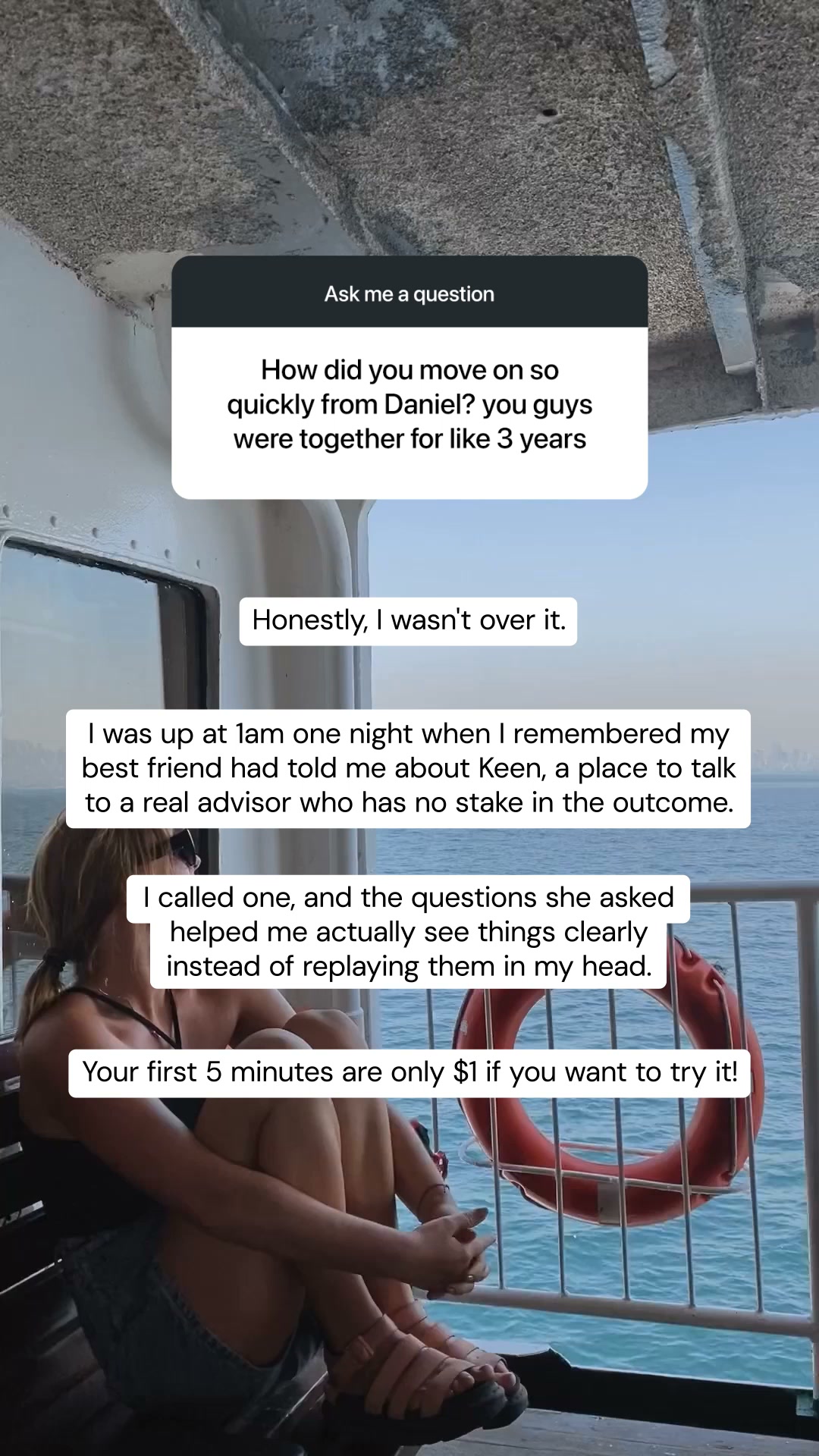 Keen.com Facebook ad: Let’s normalize guidance