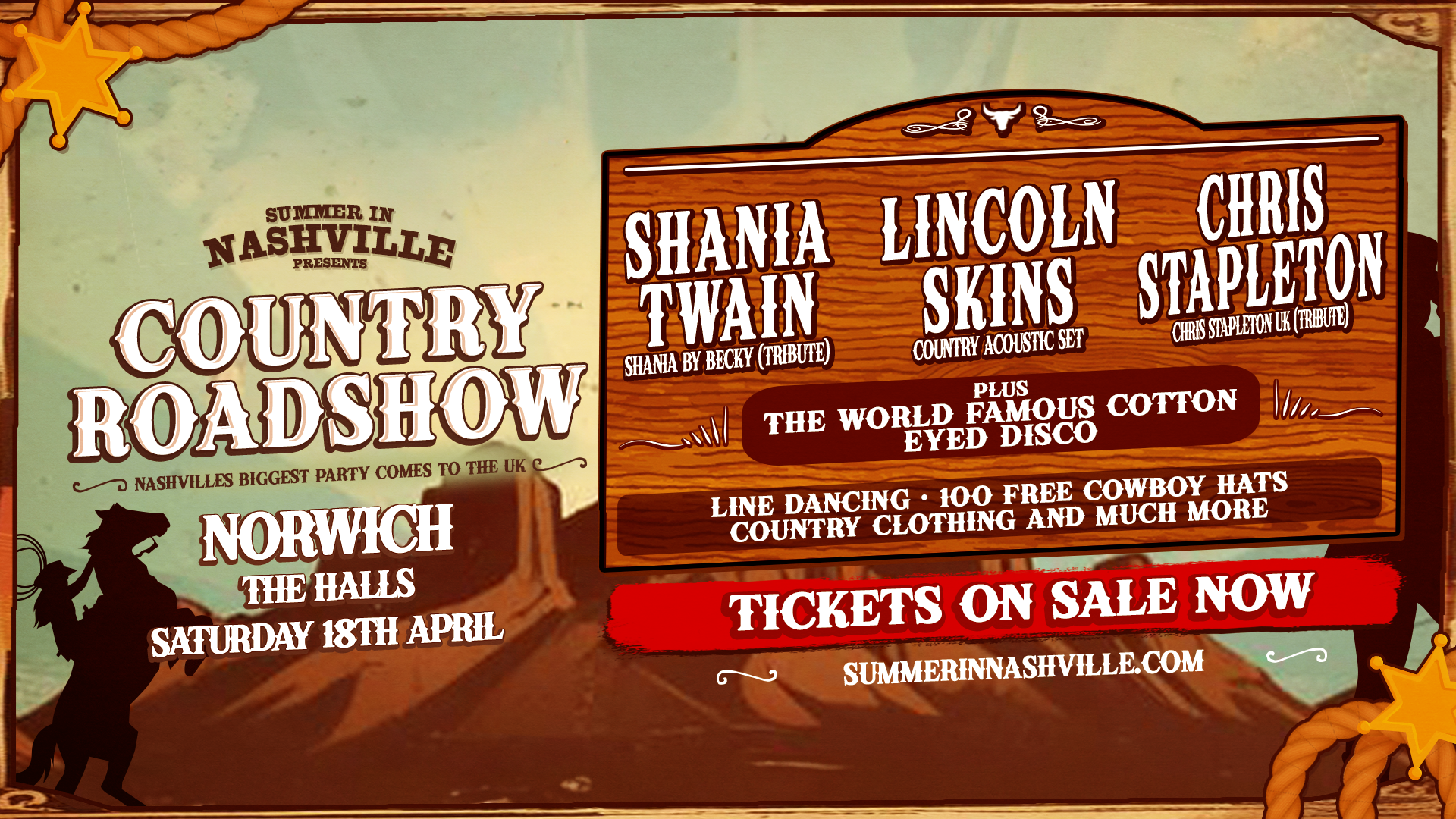 Country Roadshow - Norwich Facebook ad