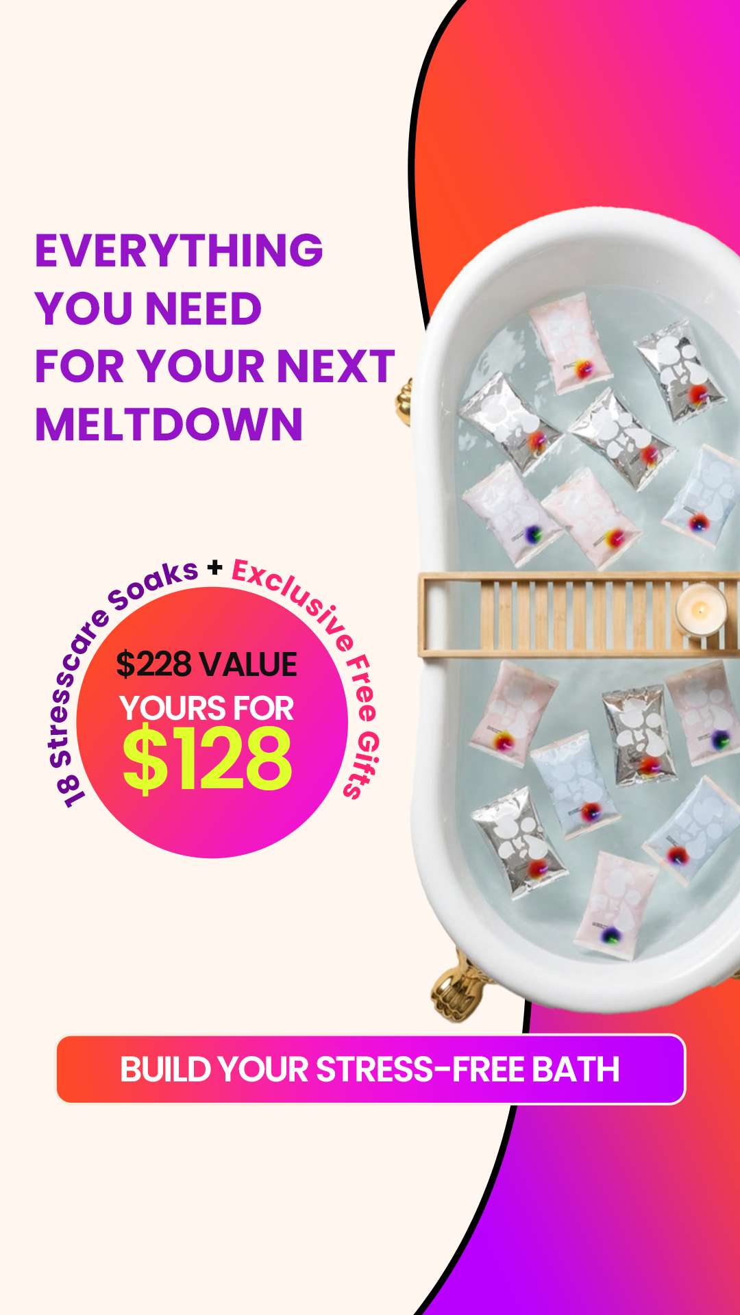 Flewd Stresscare Facebook ad