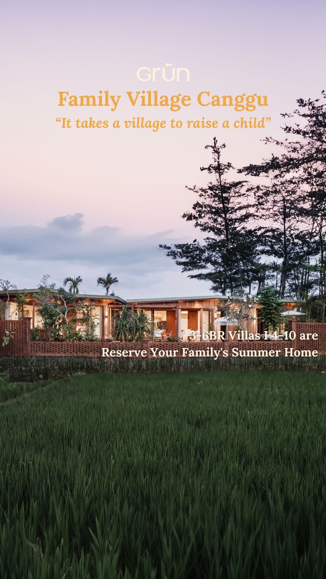 Family Village Canggu Facebook ad