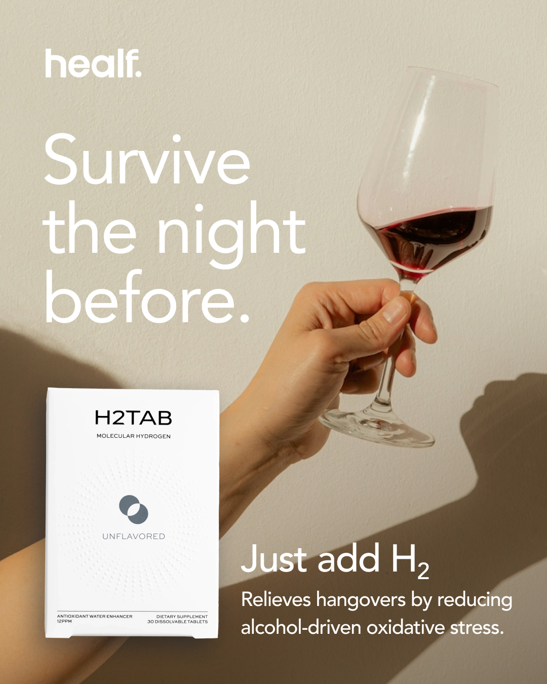 Healf. Facebook ad