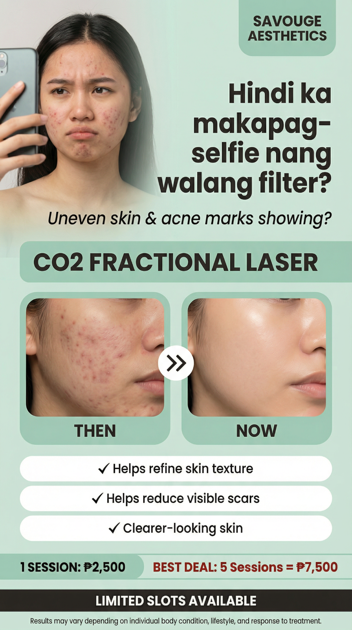 Savouge Aesthetics Bulacan Facebook ad