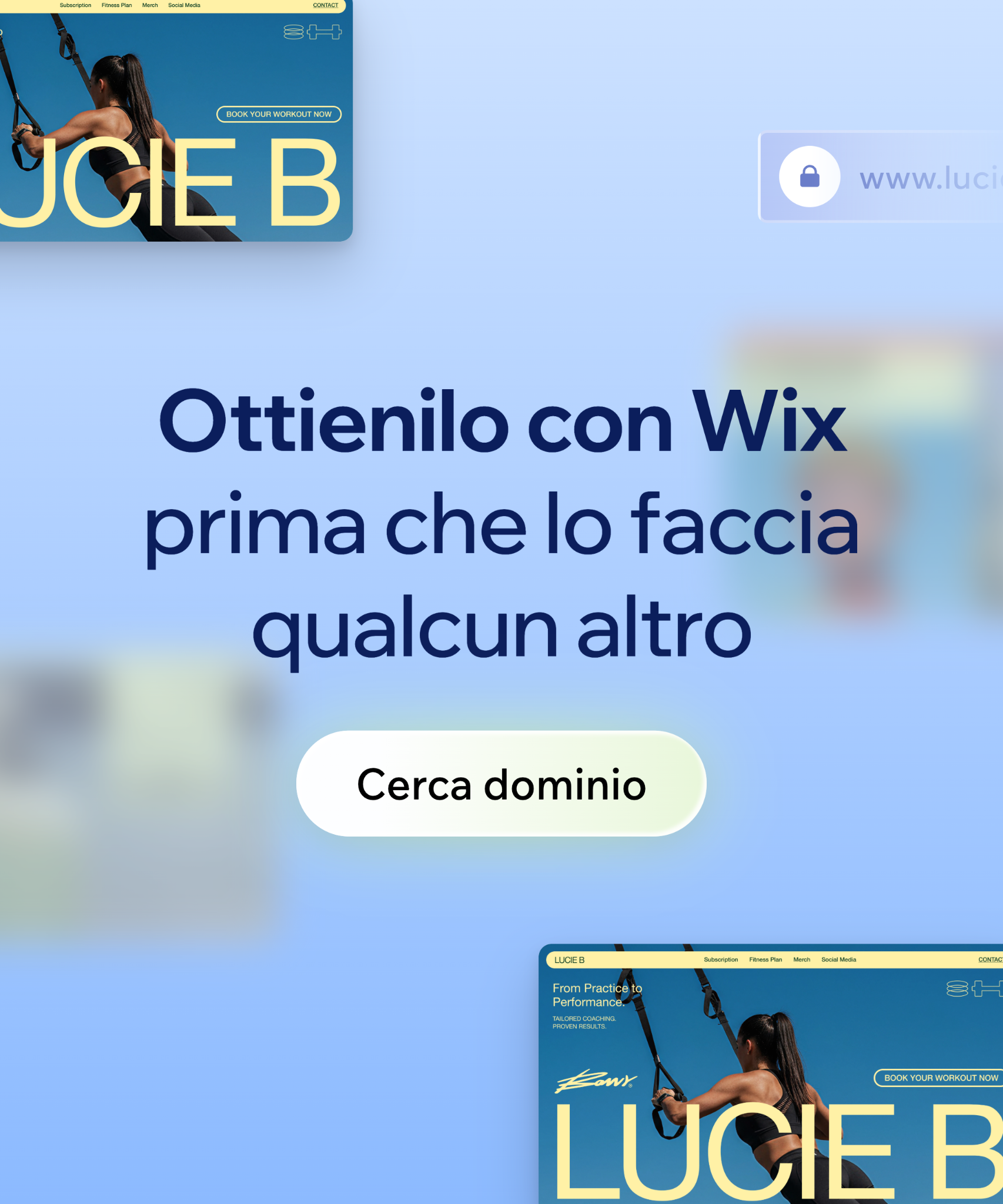 Wix Facebook ad