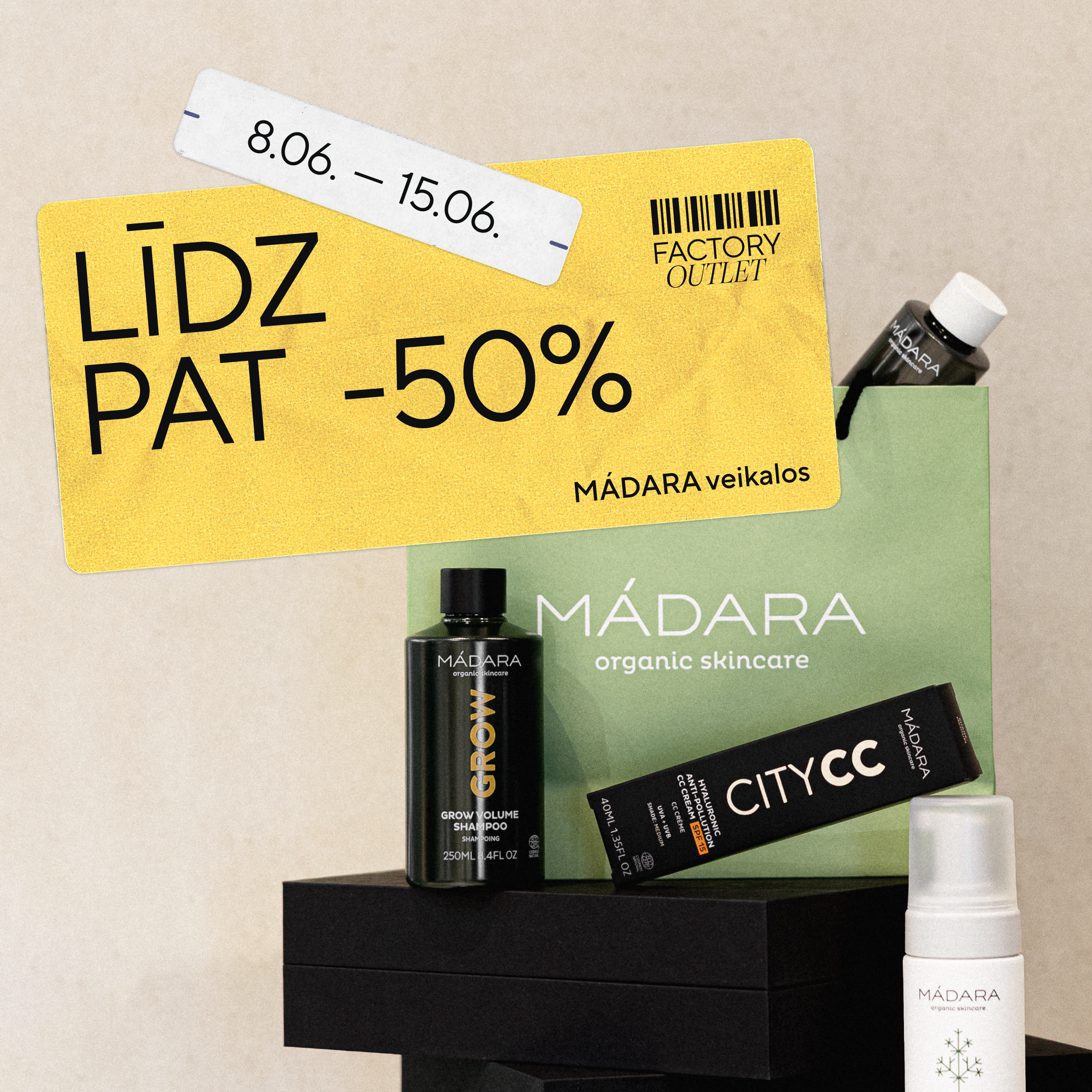 Mádara Organic Skincare Facebook ad