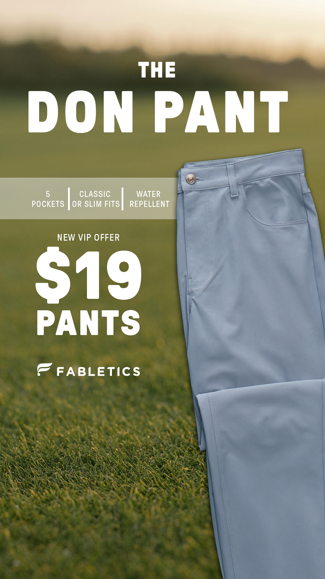 Fabletics Men Facebook ad