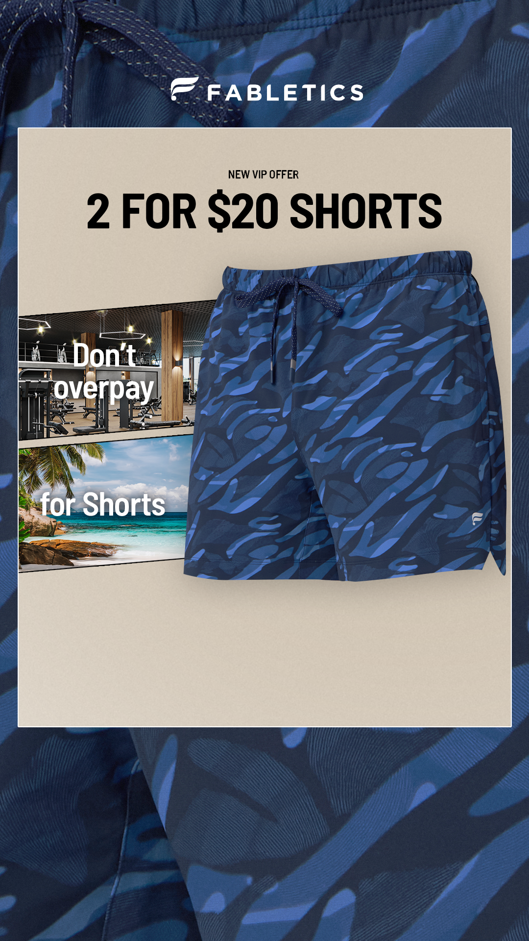 Fabletics Men Facebook ad