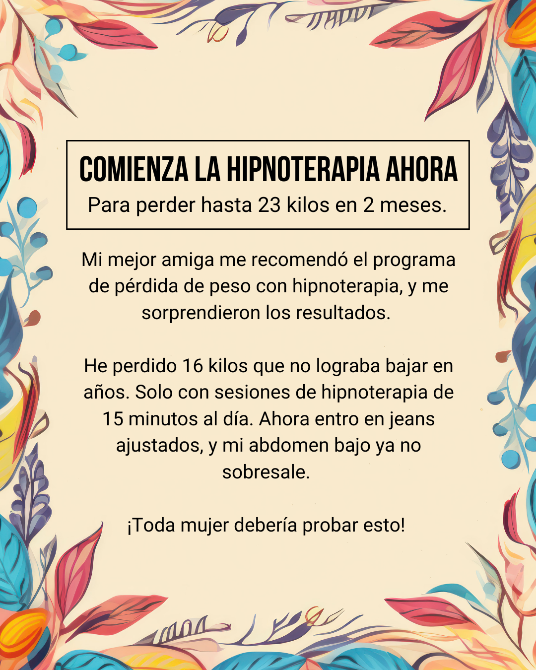 Hypnozio: power of hypnotherapy Facebook ad