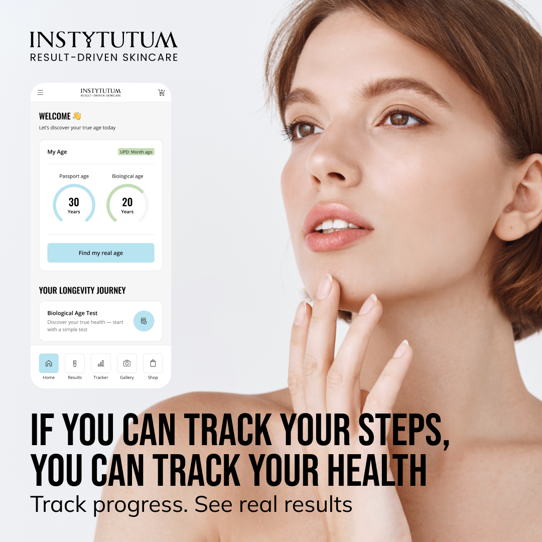 Instytutum Result-Driven Skincare Facebook ad