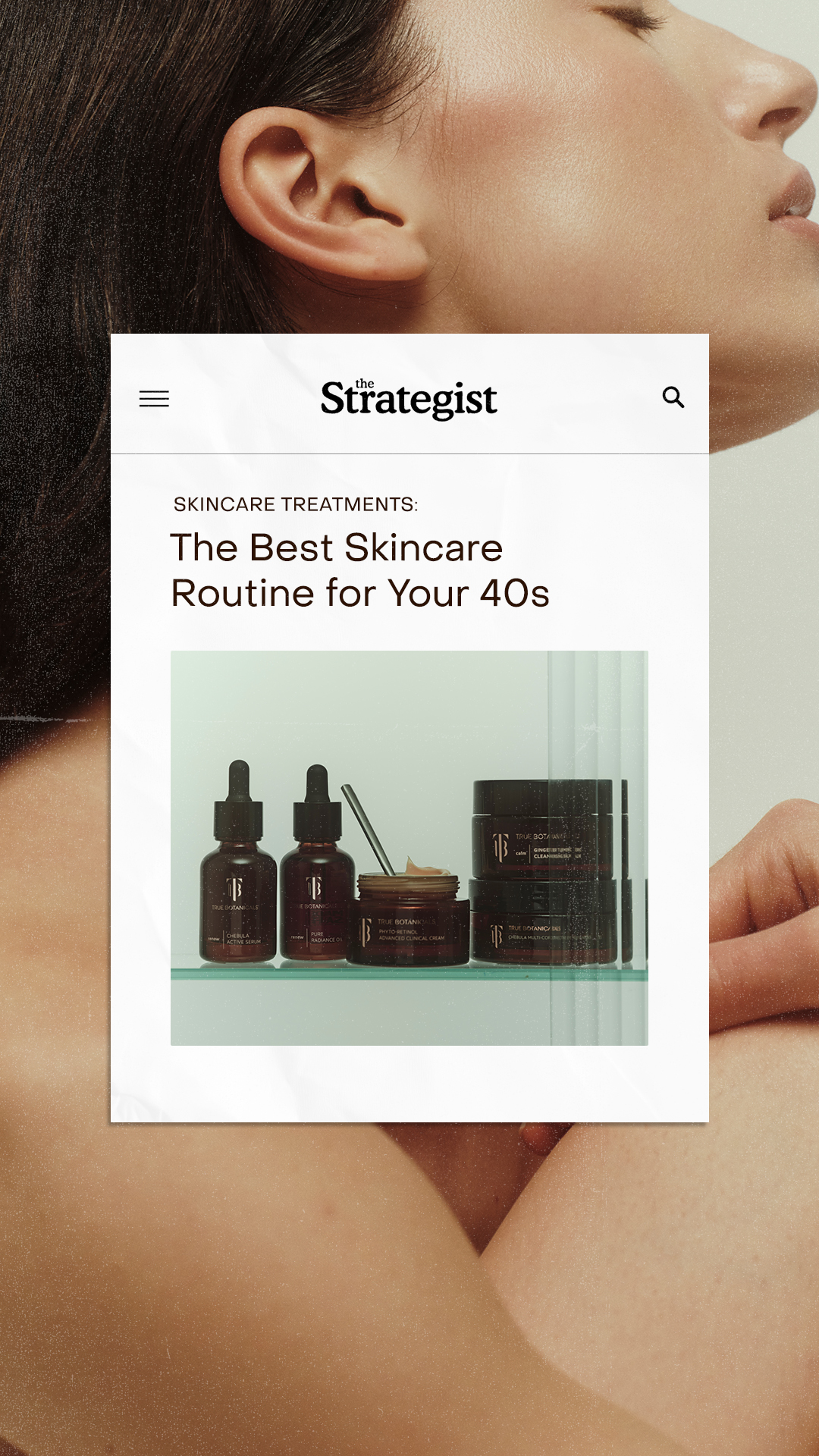 True Botanicals Facebook ad