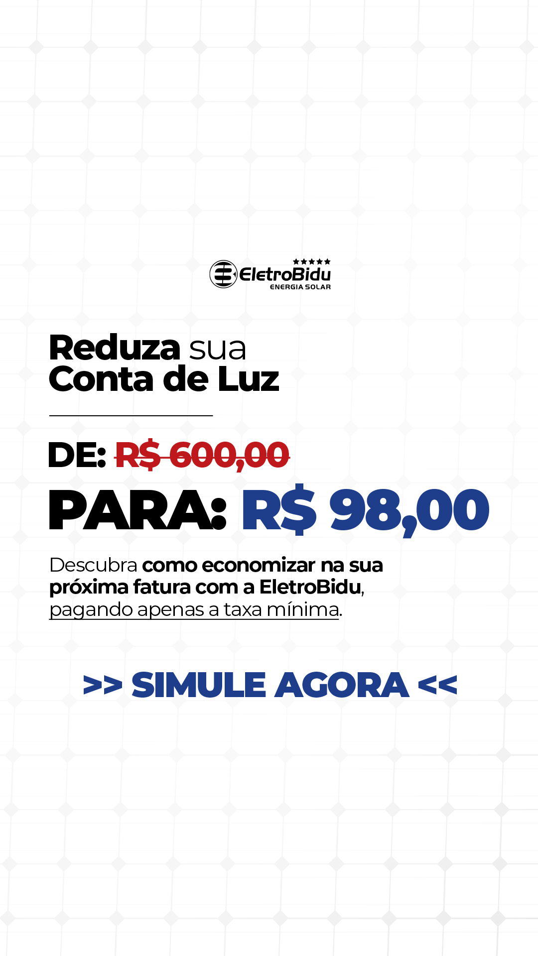 EletroBidu Solar - Matriz Facebook ad