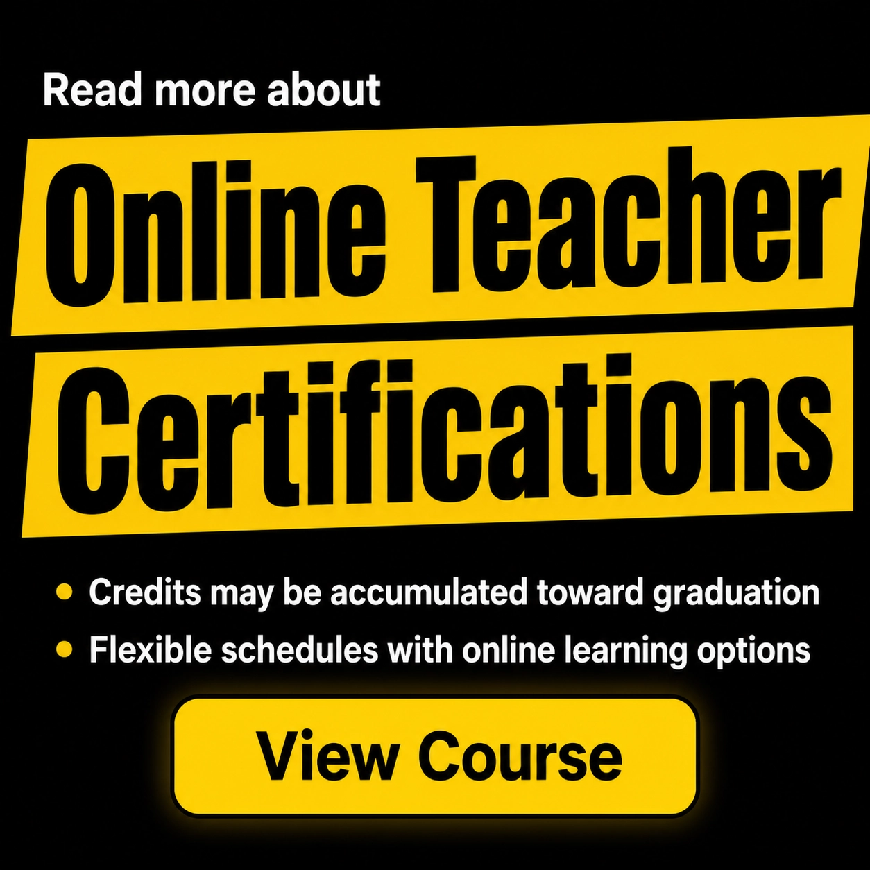 Online Education Channel Facebook ad: Read more about: Online Teacher Certifications