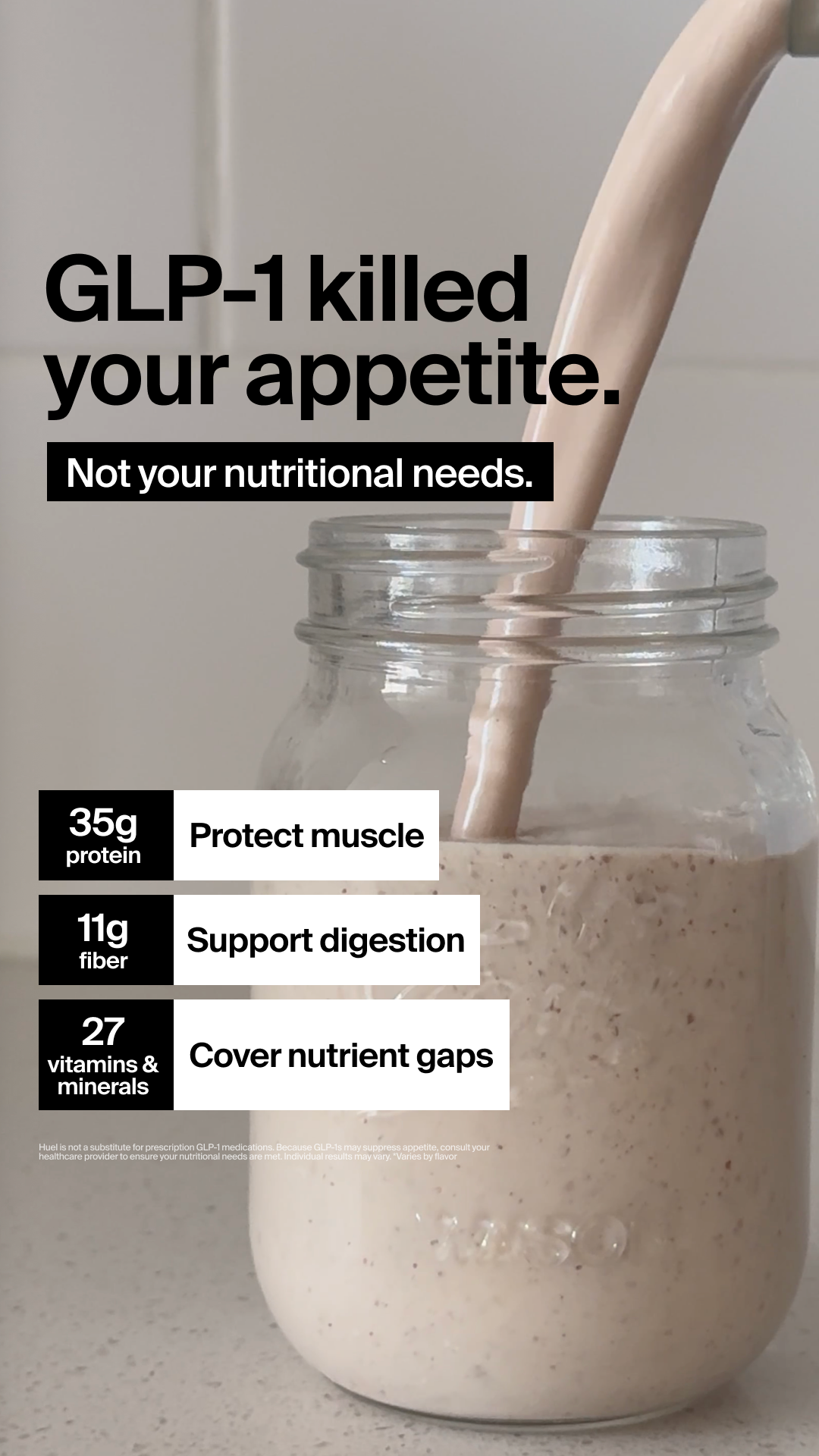Huel Facebook ad