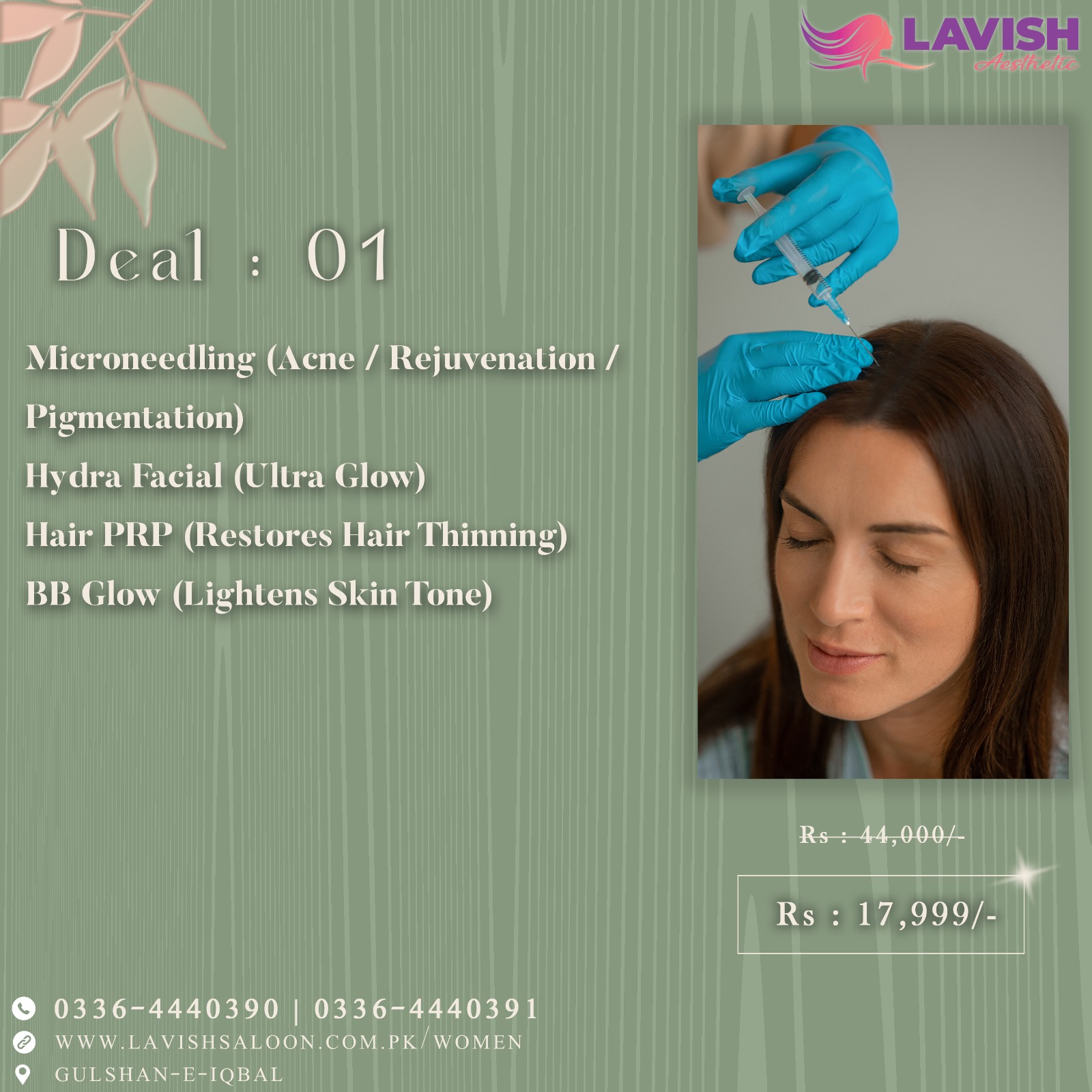 Lavish Hair & Beauty Salon Facebook ad