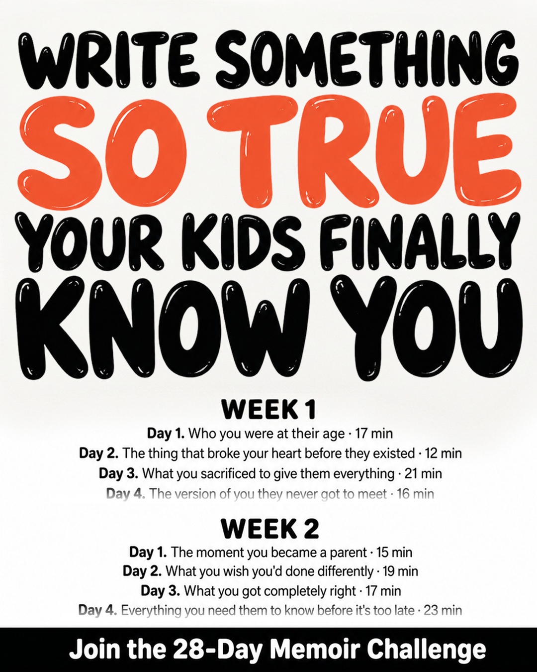 Memowrite Facebook ad