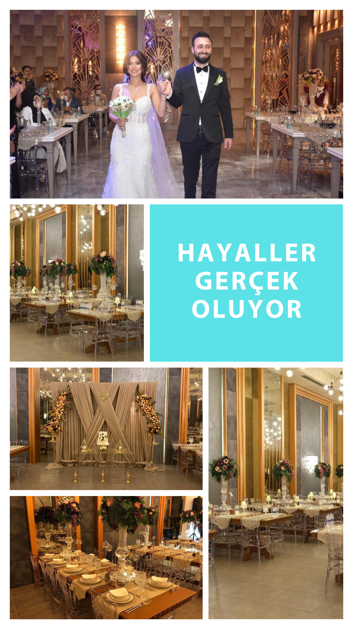 Glory Wedding Venue Facebook ad: Hayaller Gerçek Oluyor Şimdi Planla, Avantajları Yakala