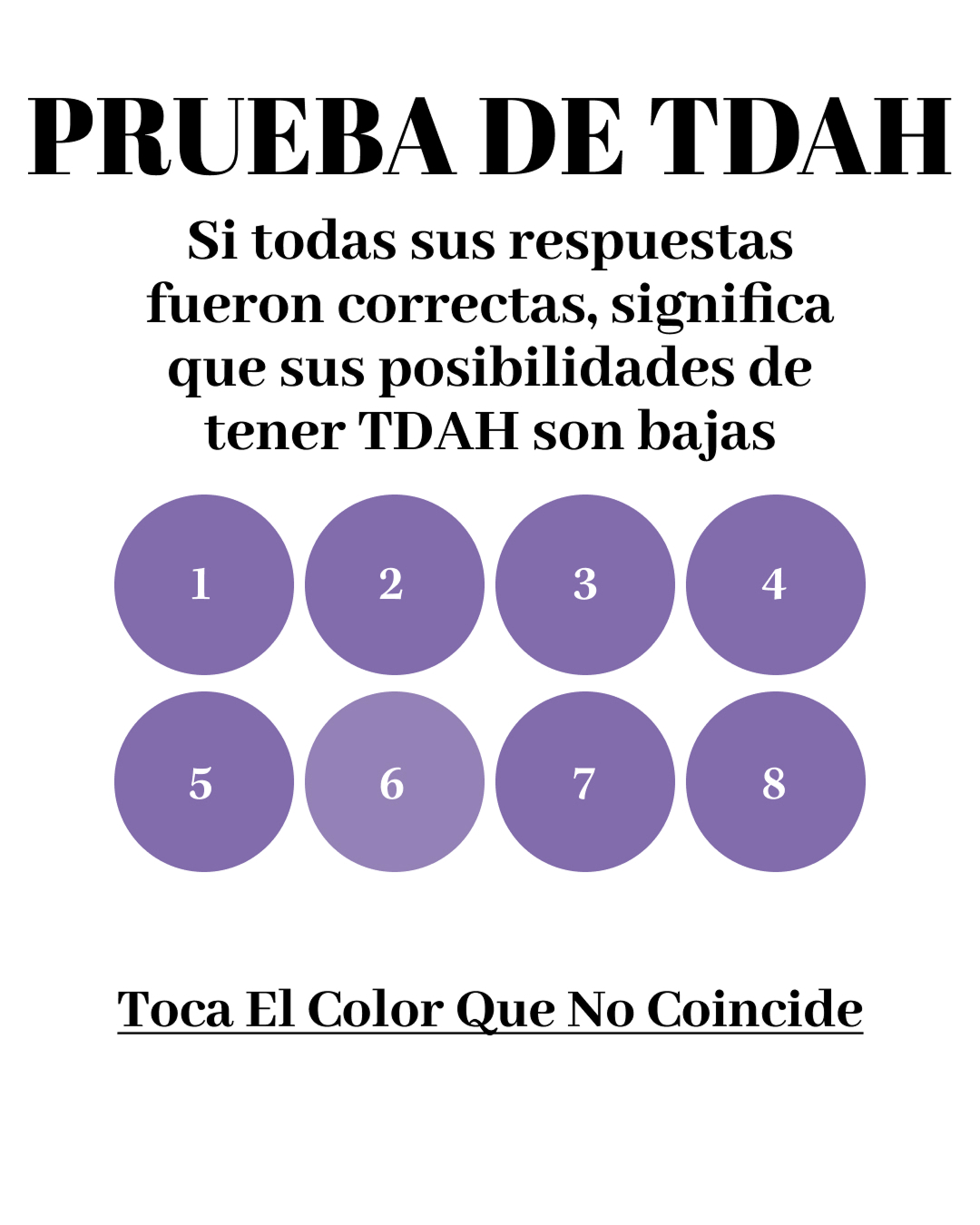 Juegos divertidos para tu cerebro Facebook ad: Comienza tu evaluación de concentración
