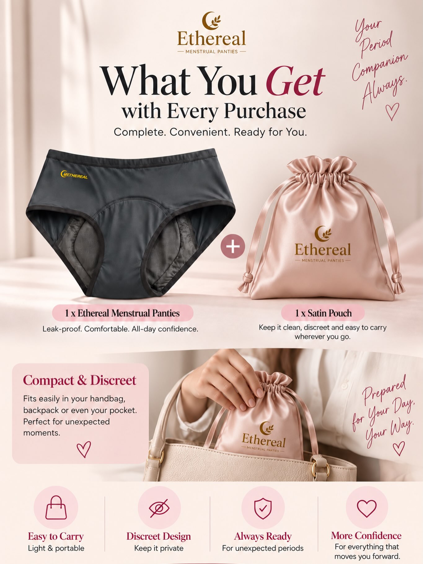 Ethereal Official Malaysia Facebook ad: Everything you need, in one simple set.