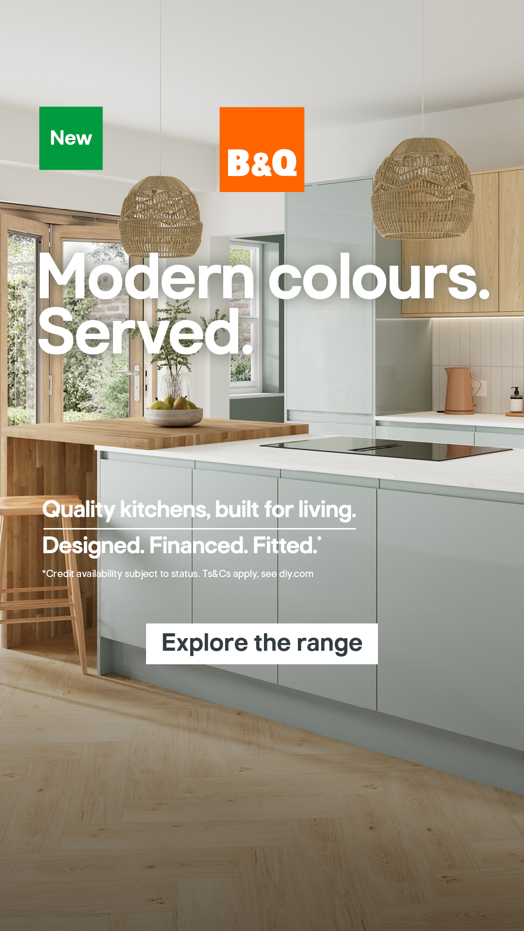 B&Q Facebook ad