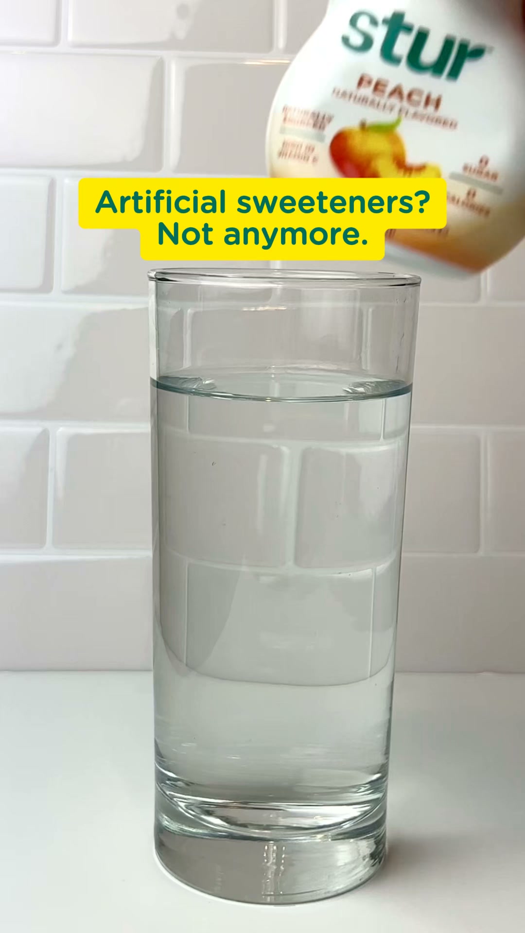 Stur Natural Water Enhancers Facebook ad: 0 Calories & 0 Sugar